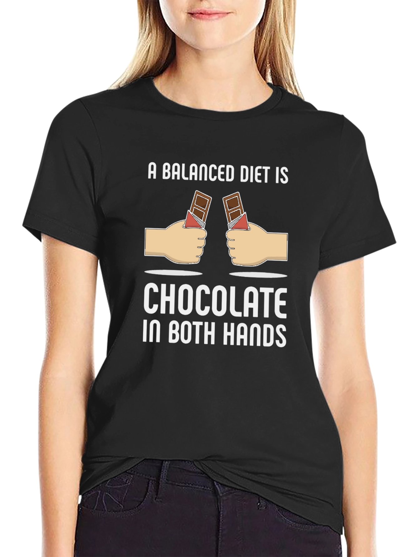 Chocolate in Both Hands Graphic Tee