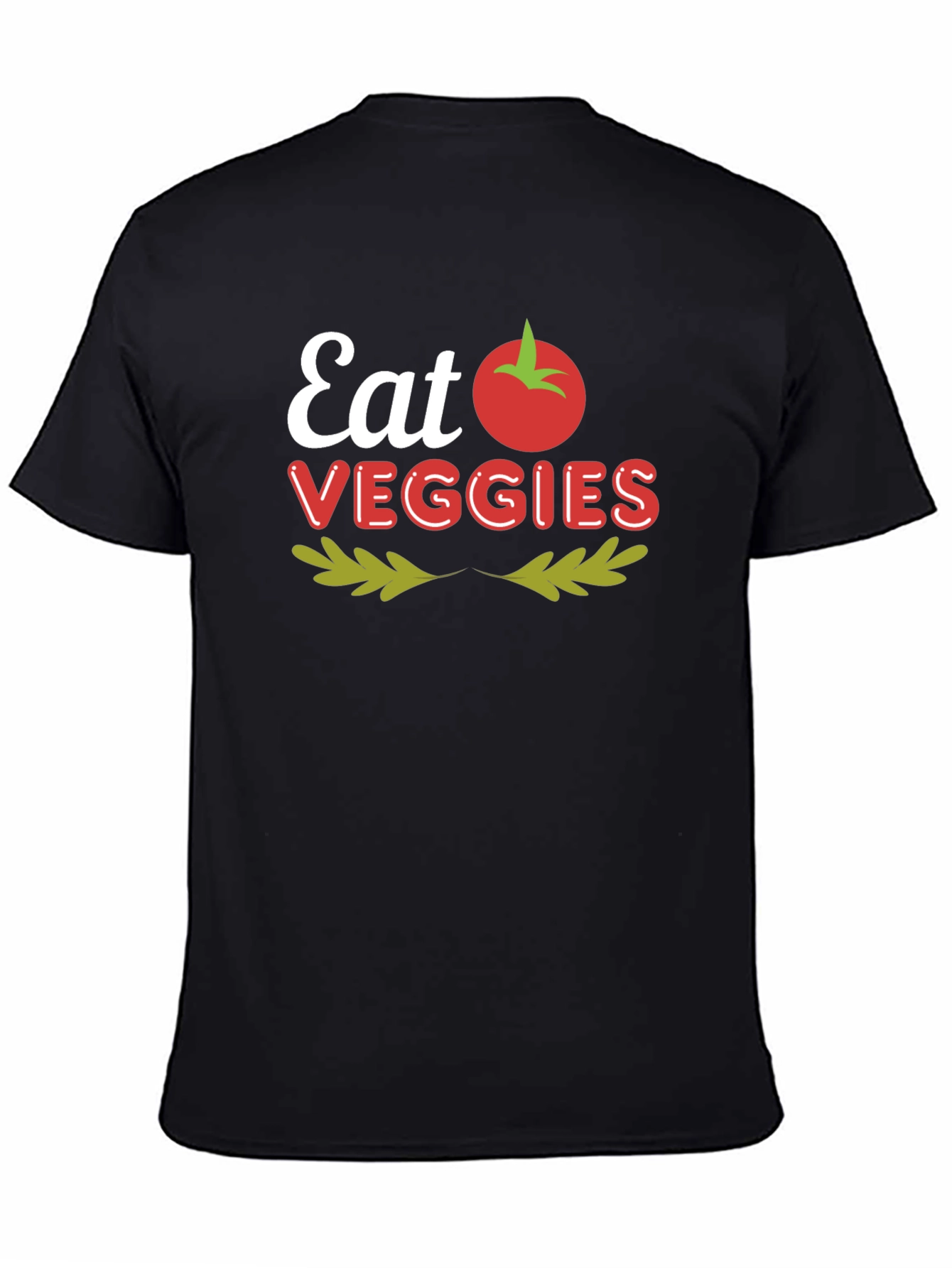 Eat Veggies Graphic T-Shirt - Healthy Food Tee