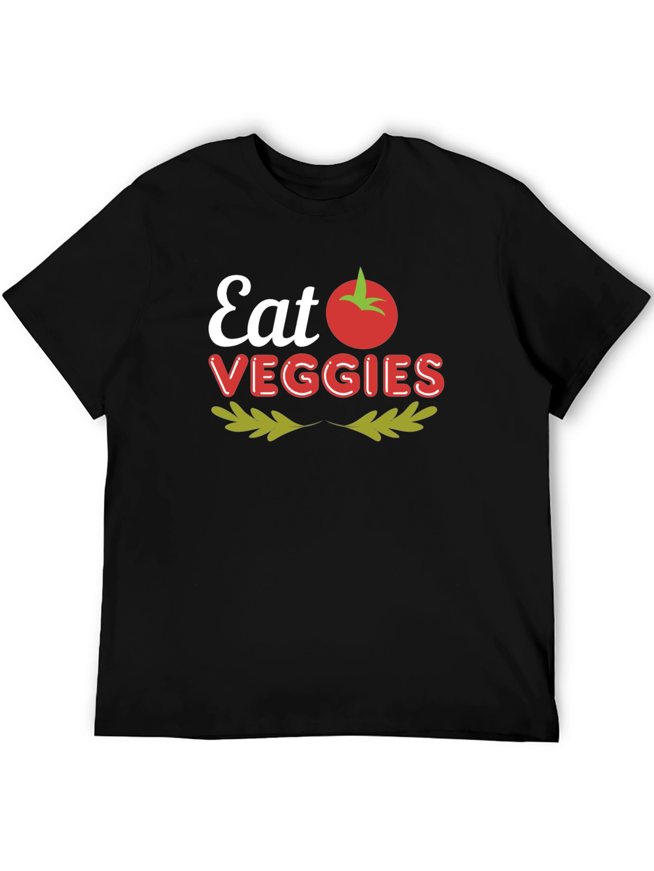 Eat Veggies Graphic T-Shirt - Healthy Food Tee