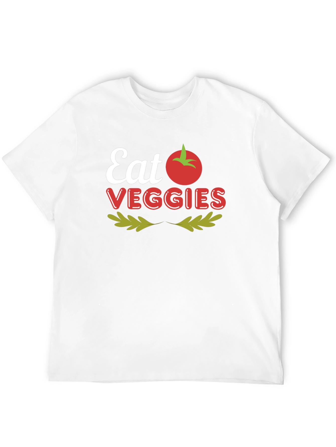 Eat Veggies Graphic T-Shirt - Healthy Food Tee