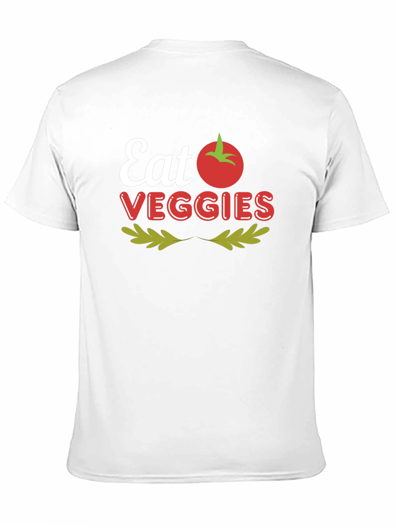 Eat Veggies Graphic T-Shirt - Healthy Food Tee