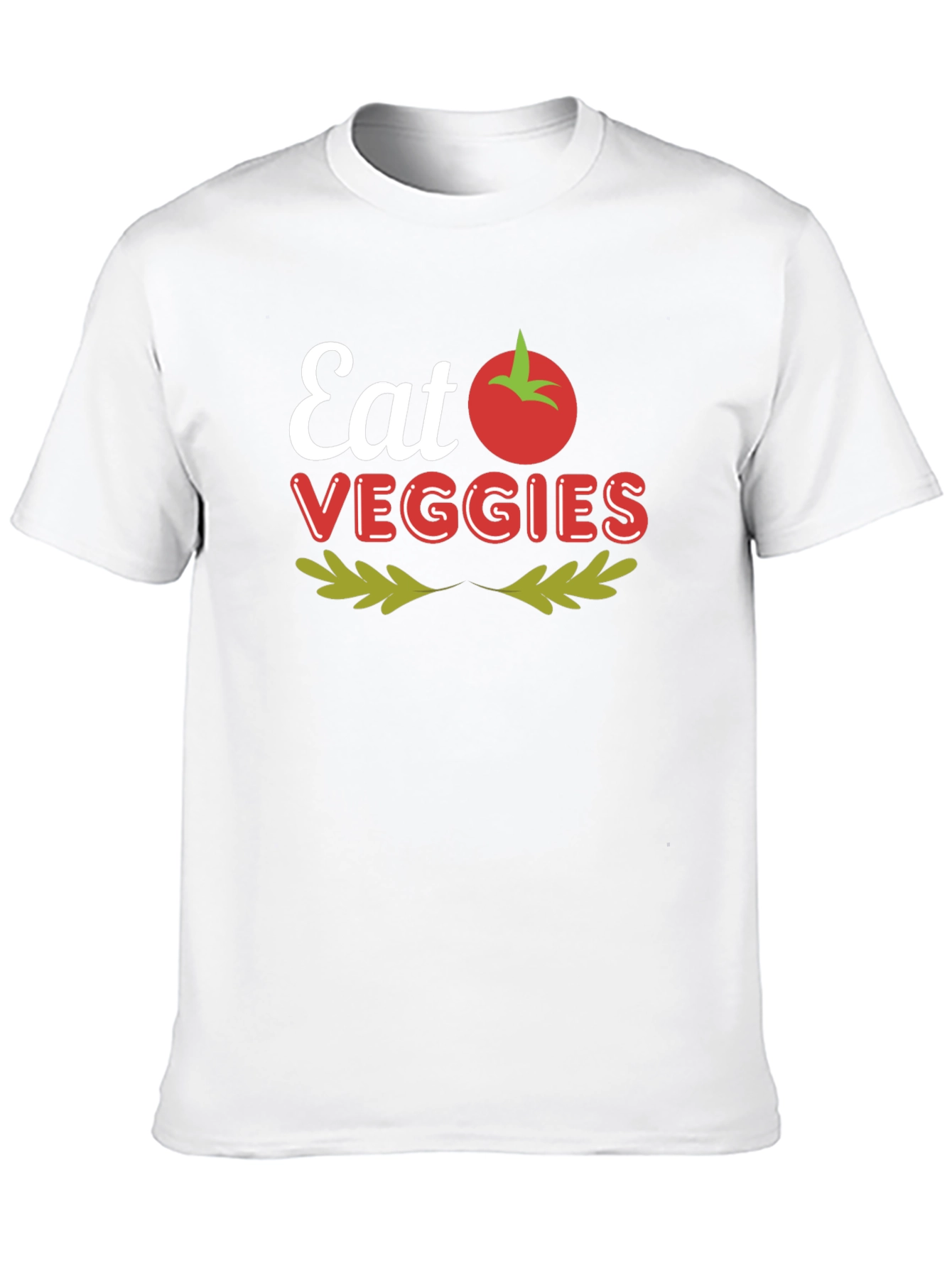 Eat Veggies Graphic T-Shirt - Healthy Food Tee