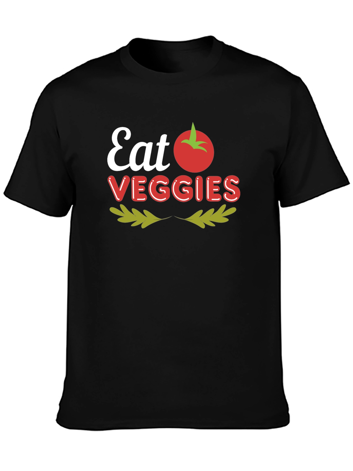 Eat Veggies Graphic T-Shirt - Healthy Food Tee