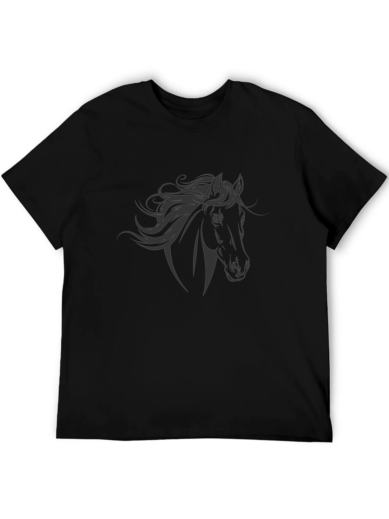 Horse Graphic Print T-Shirt