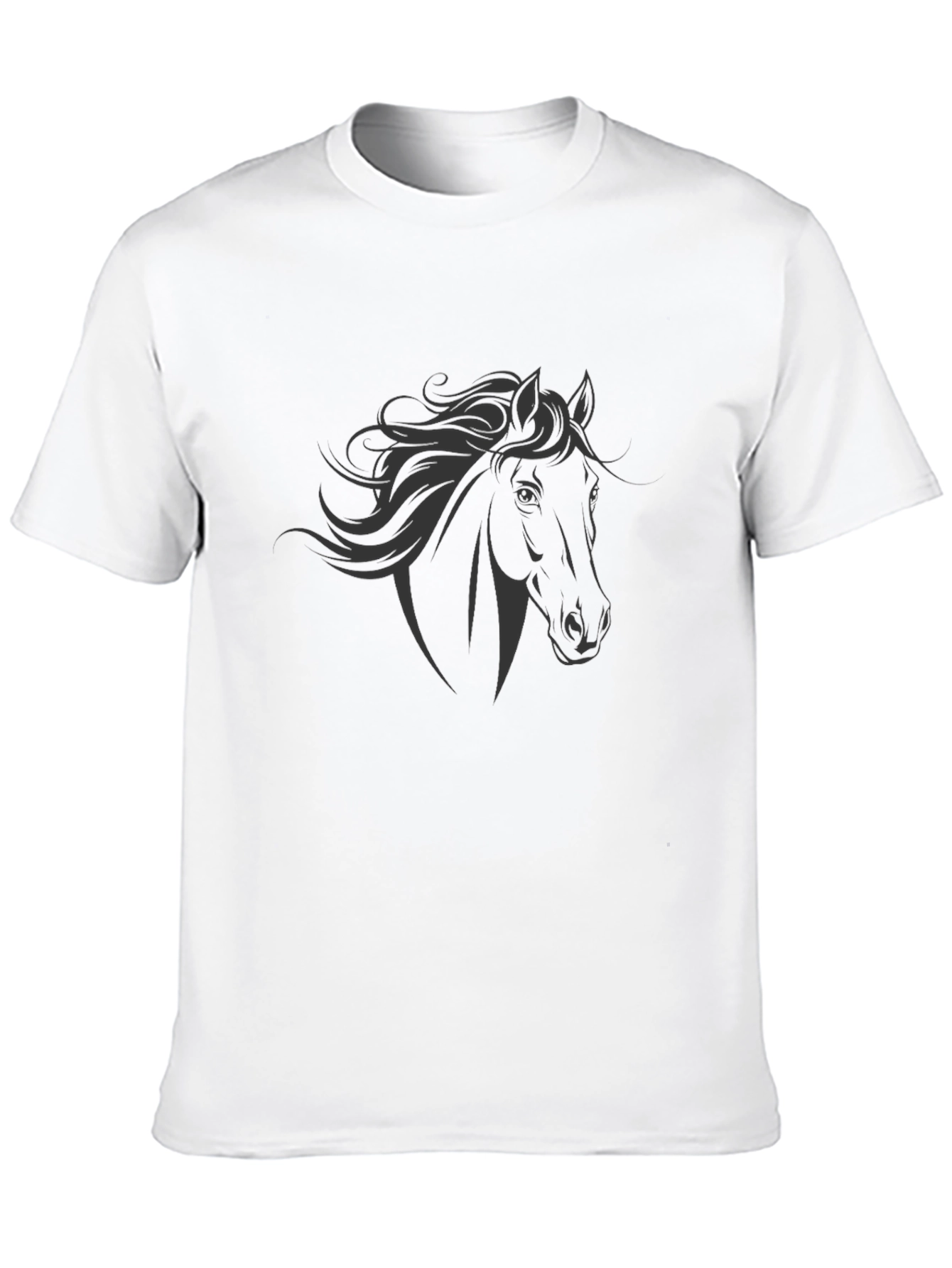 Horse Graphic Print T-Shirt