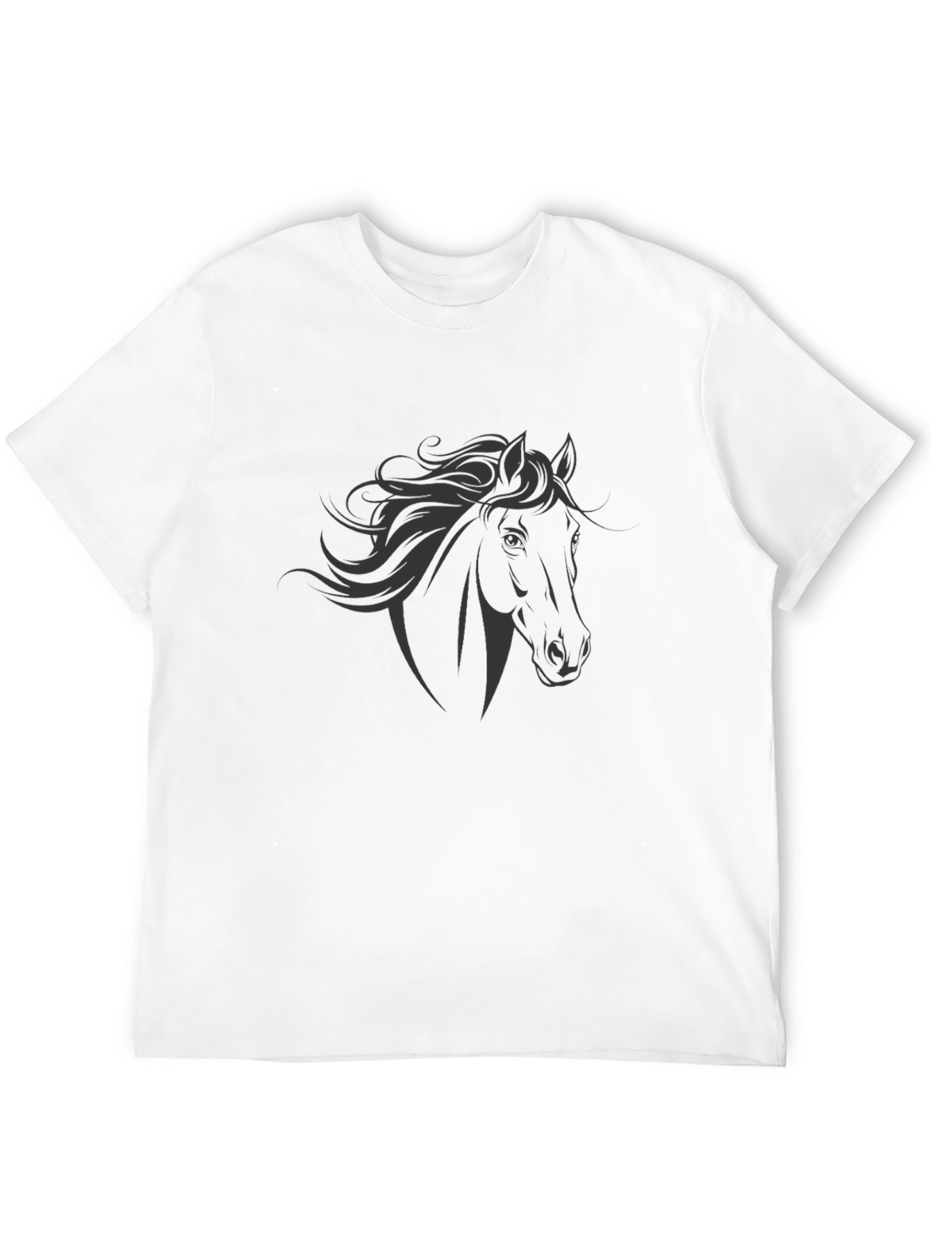 Horse Graphic Print T-Shirt