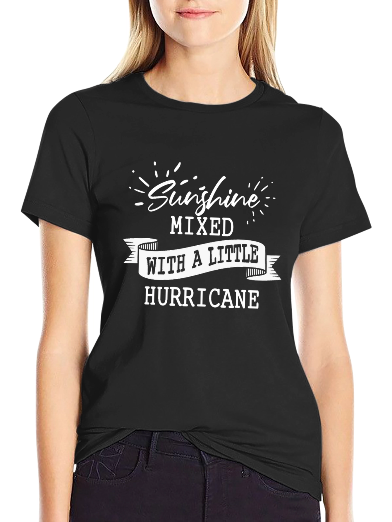 Sunshine Mixed With a Little Hurricane Graphic Tee
