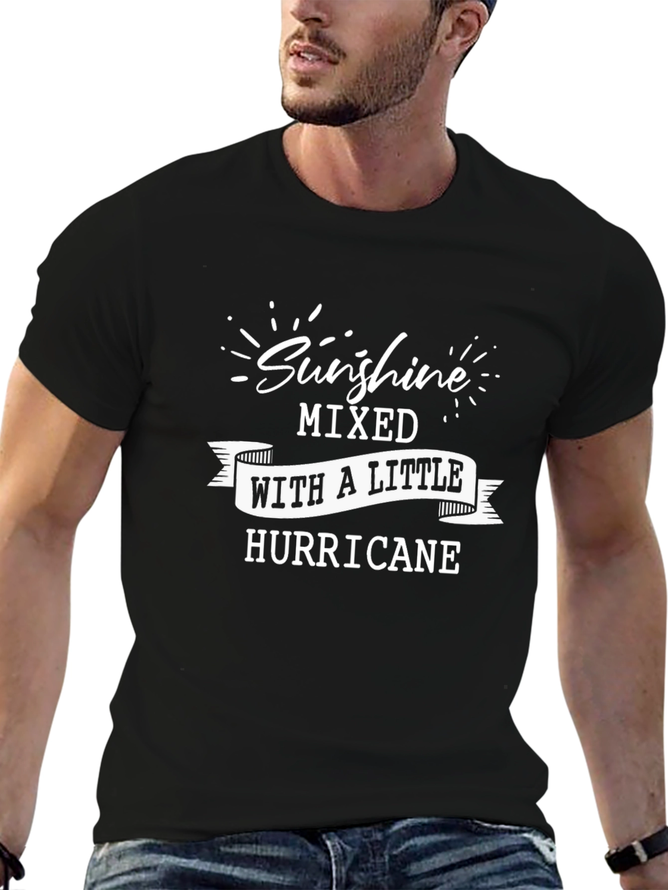 Sunshine Mixed With a Little Hurricane Graphic Tee