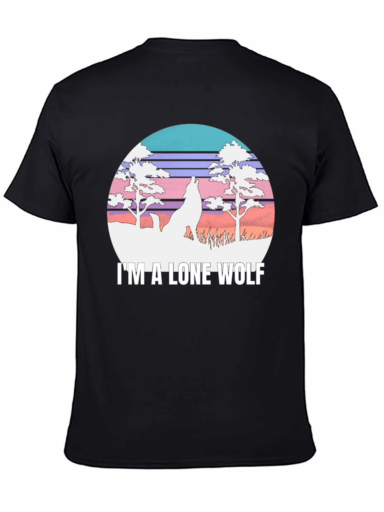 Lone Wolf Graphic Tee - Black T-Shirt
