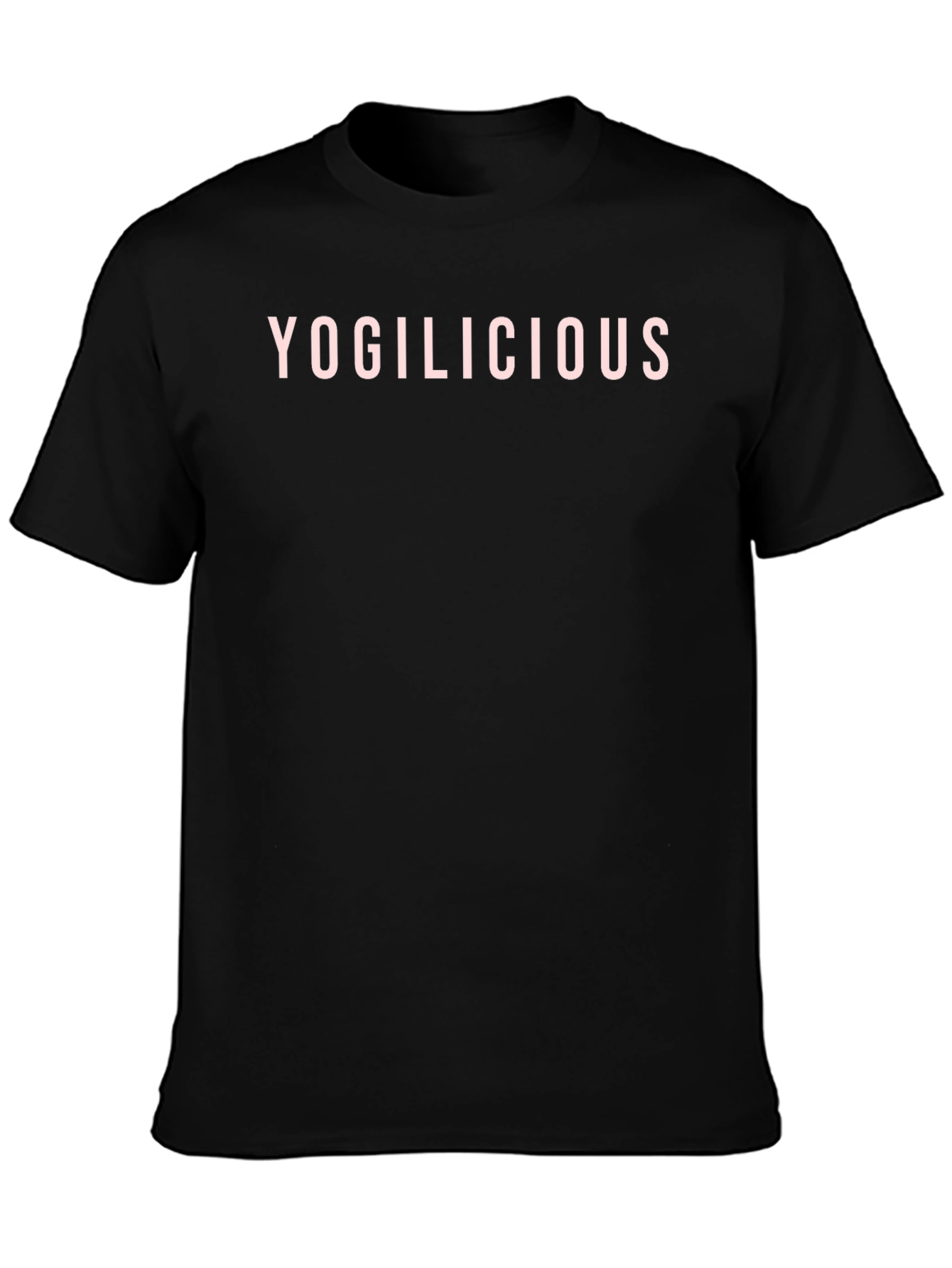 YOGILICIOUS Black Crew Neck Tee