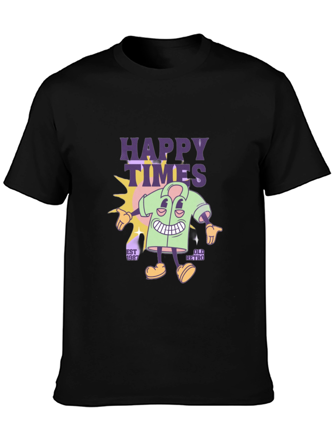 Happy Times Retro Graphic Tee