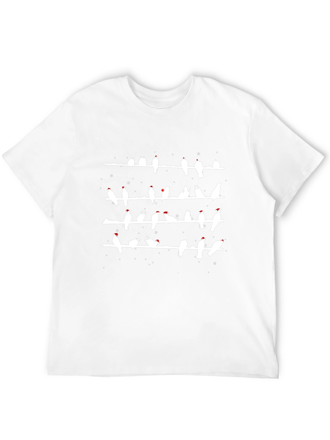 Birds on a Wire T-Shirt - Black