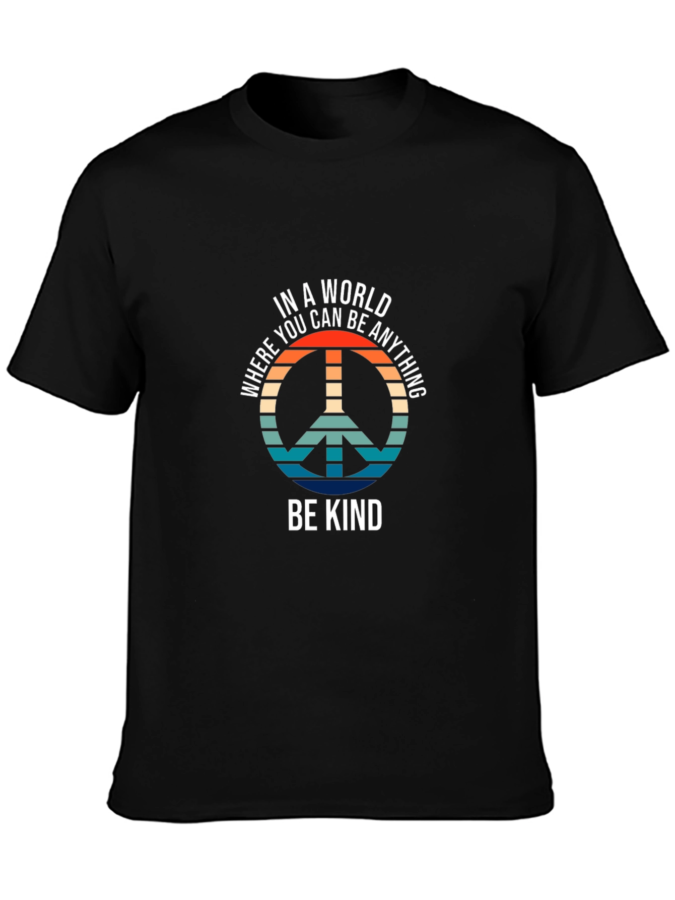 Be Kind Peace Sign T-Shirt