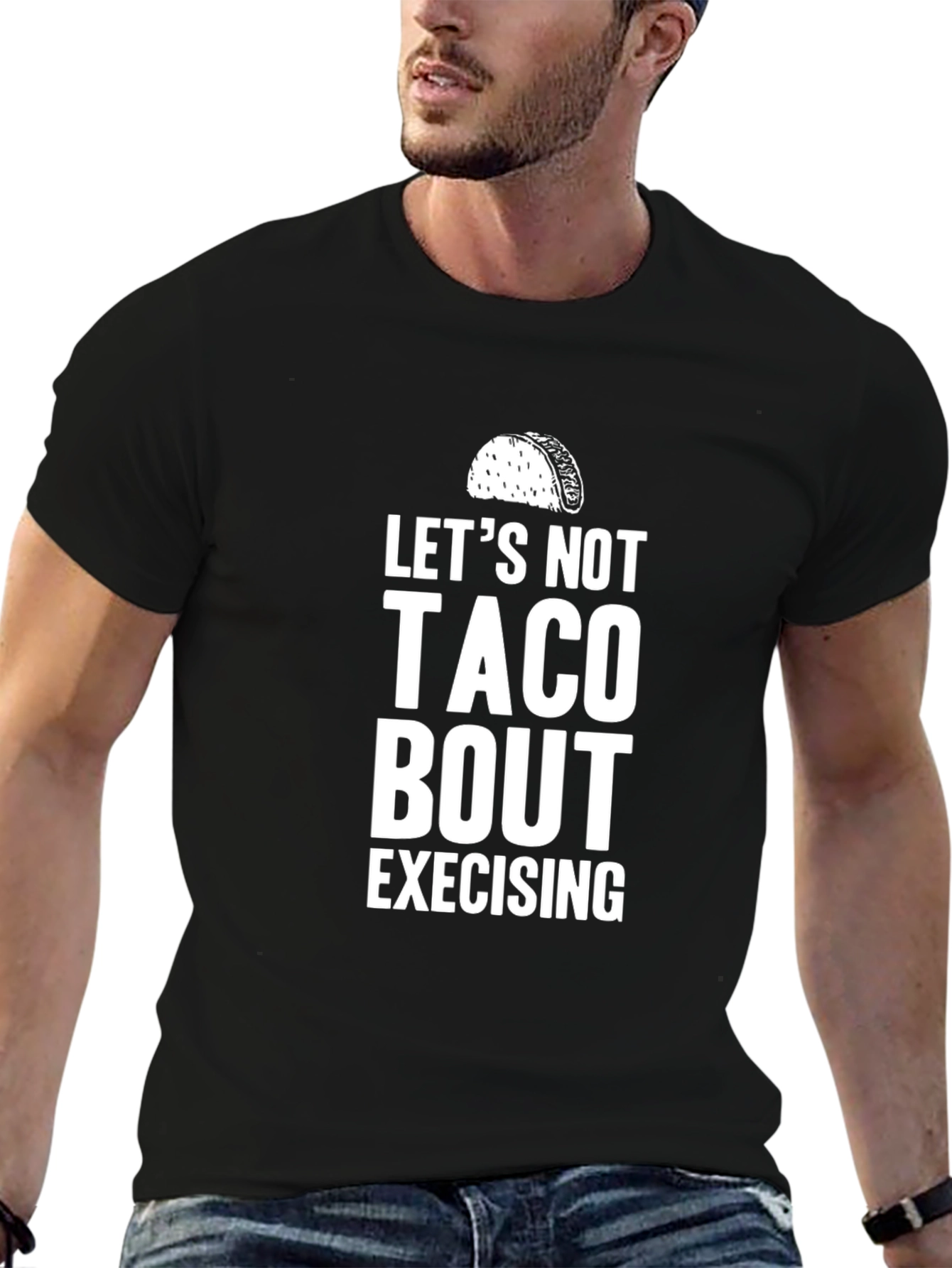 Funny Taco Bout Exercising Graphic T-Shirt