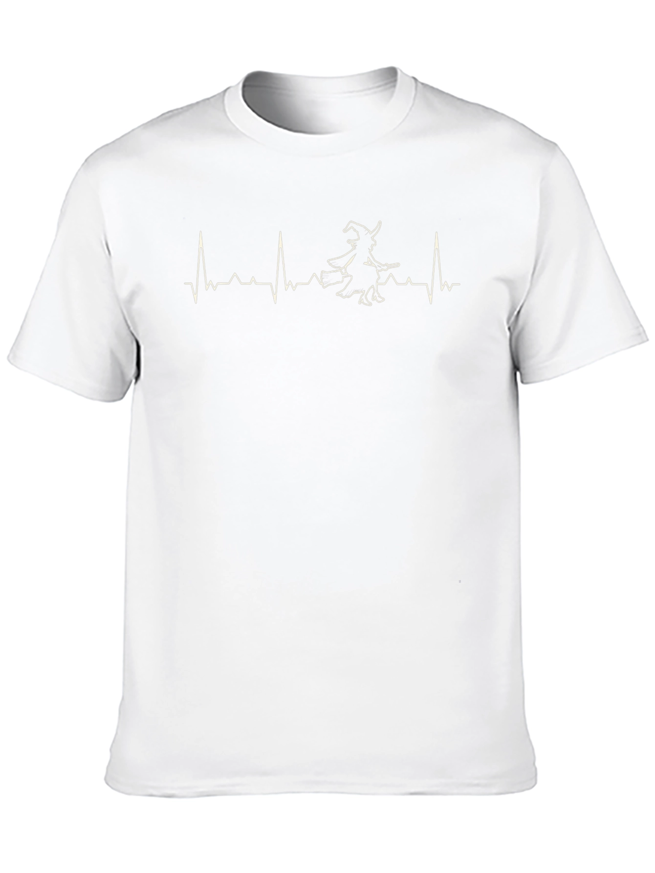 Halloween Witch Heartbeat T-Shirt