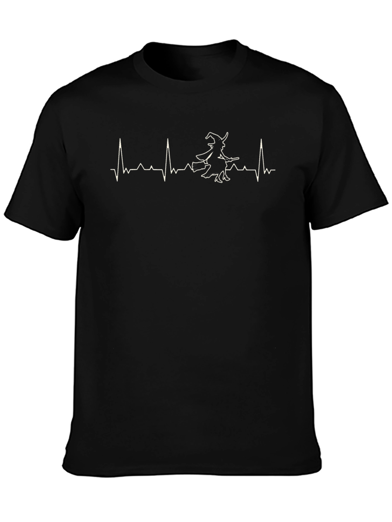 Halloween Witch Heartbeat T-Shirt
