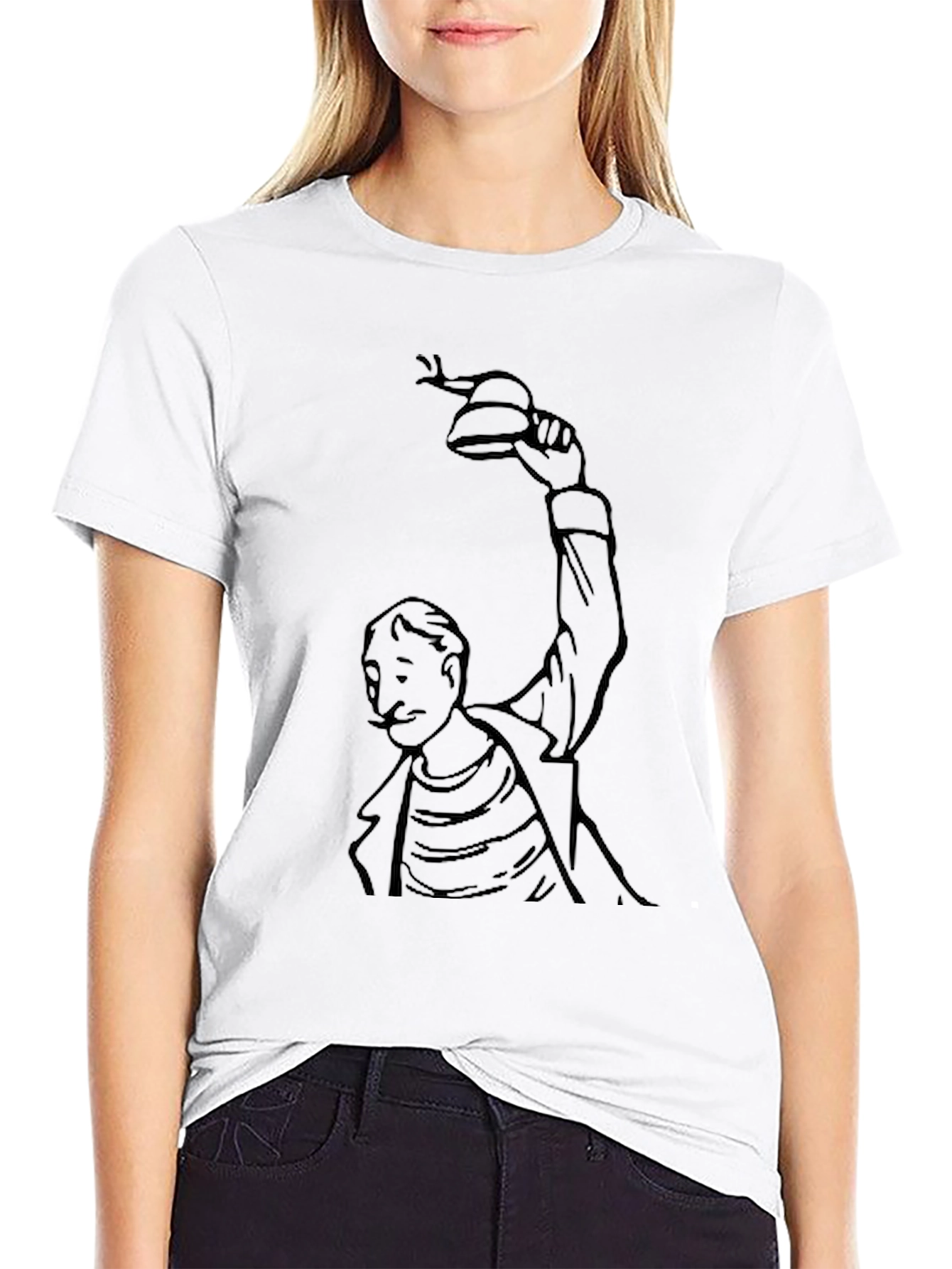 Cartoon Character Graphic T-Shirt