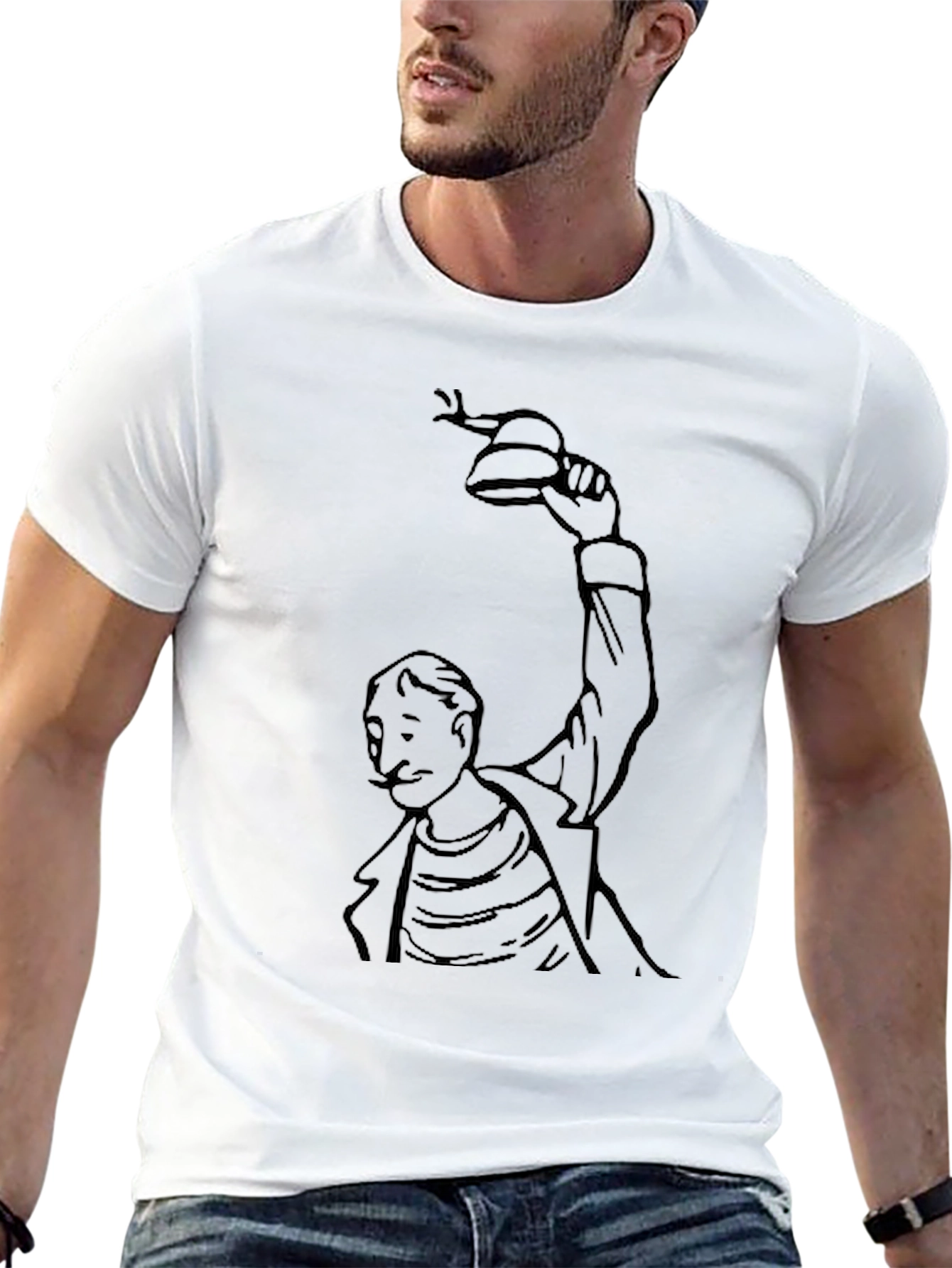 Cartoon Character Graphic T-Shirt