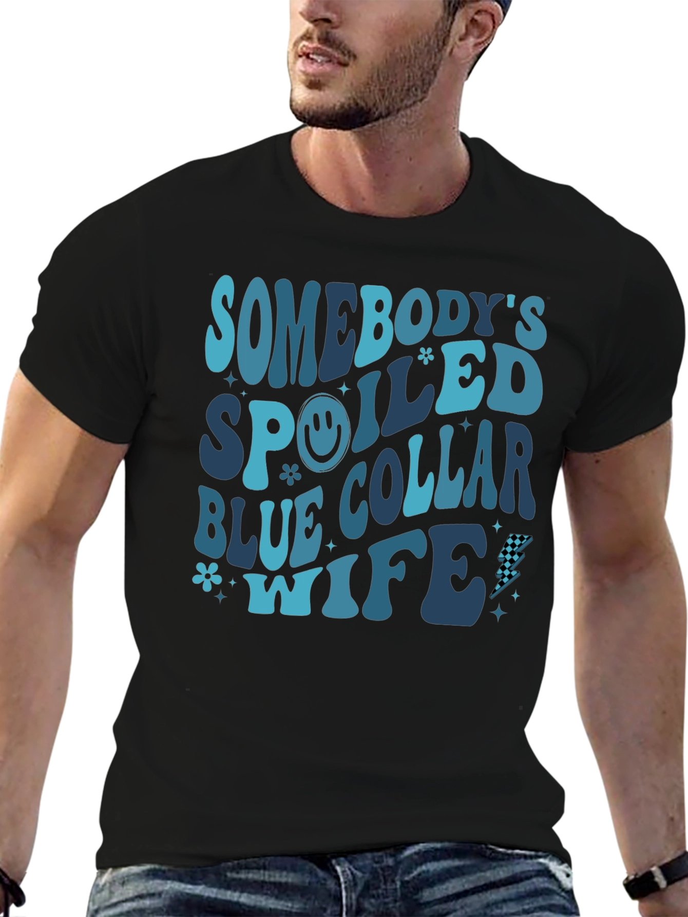 Spoiled Blue Collar Wife Graphic Tee