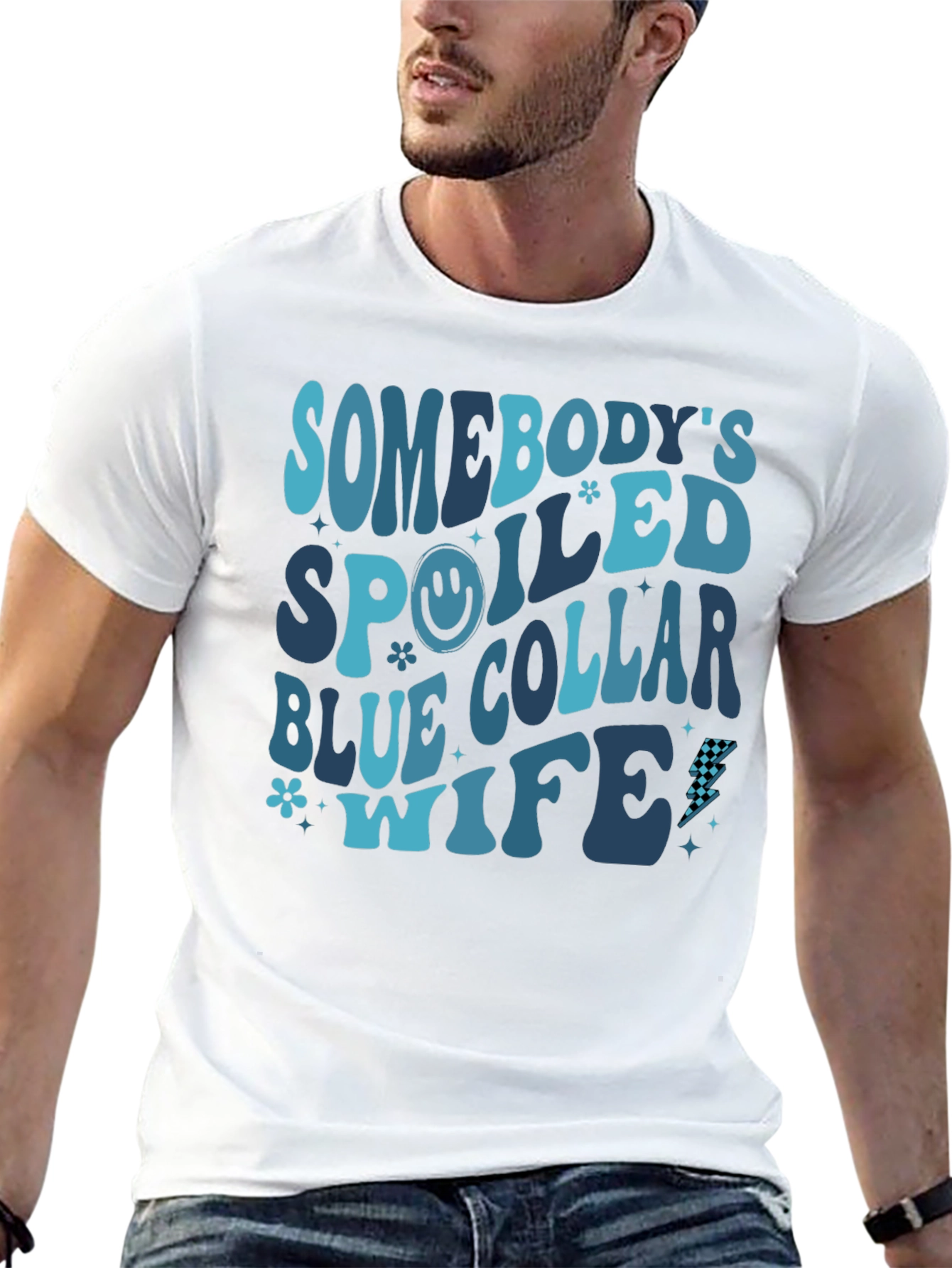 Spoiled Blue Collar Wife Graphic Tee