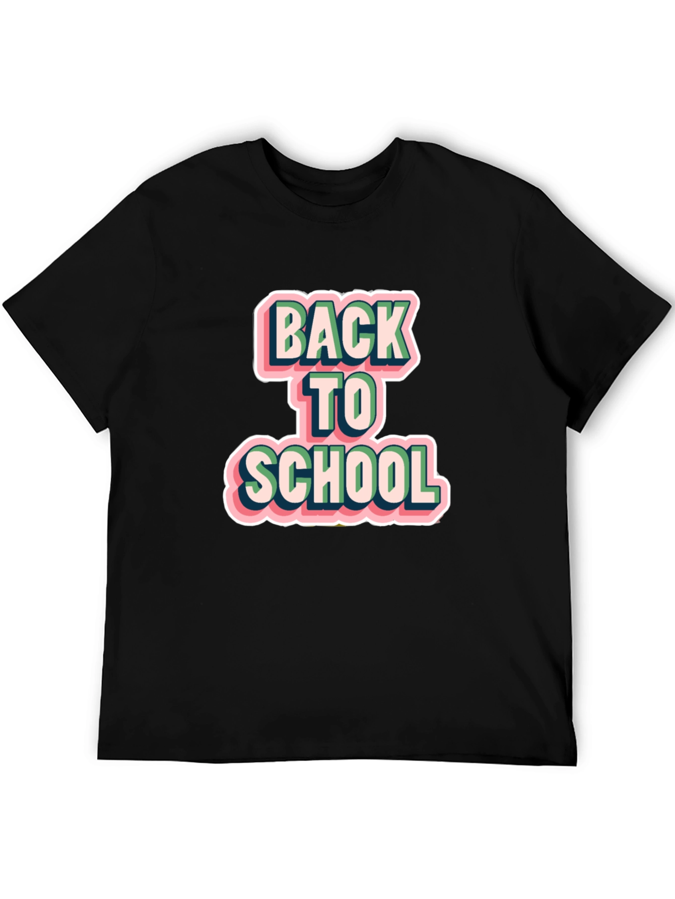 Back to School Graphic Tee - Black