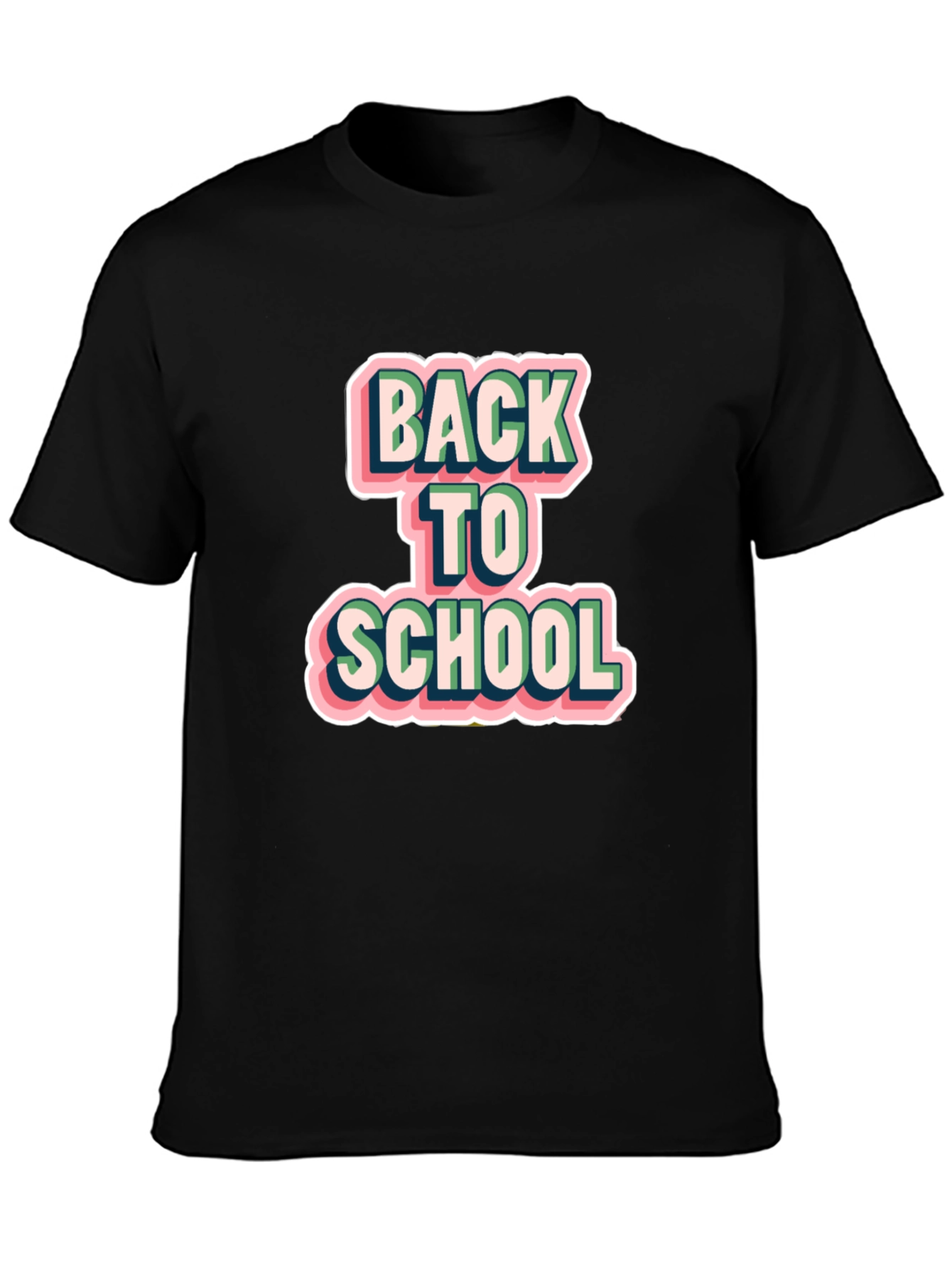 Back to School Graphic Tee - Black