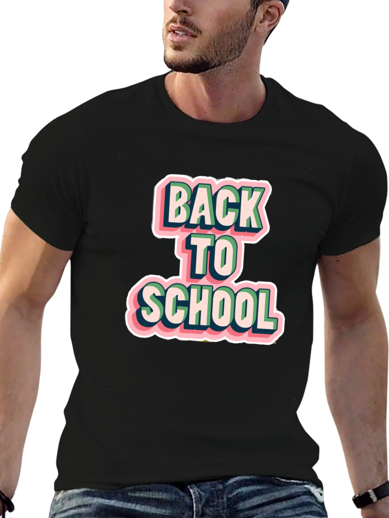 Back to School Graphic Tee - Black