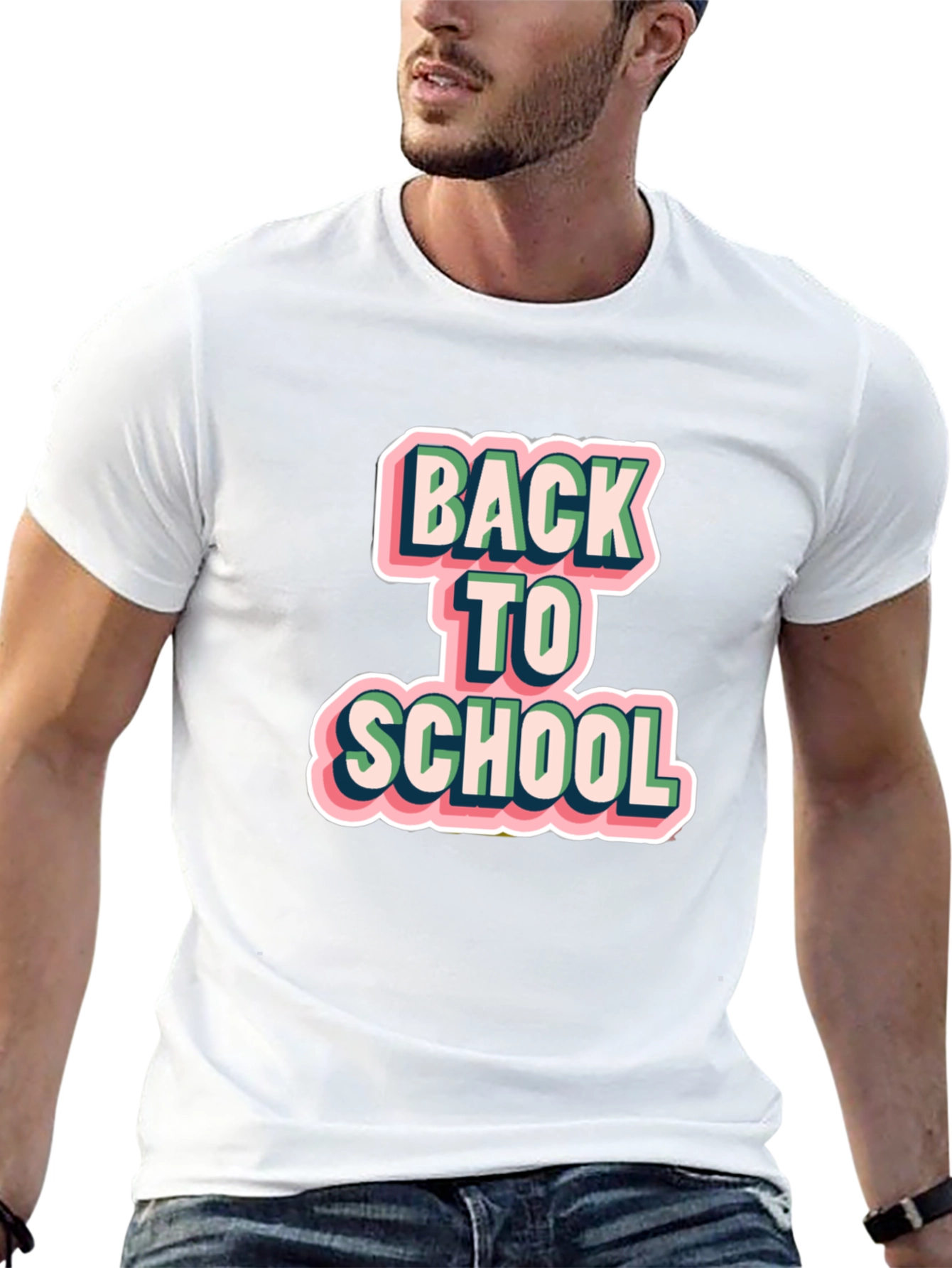 Back to School Graphic Tee - Black