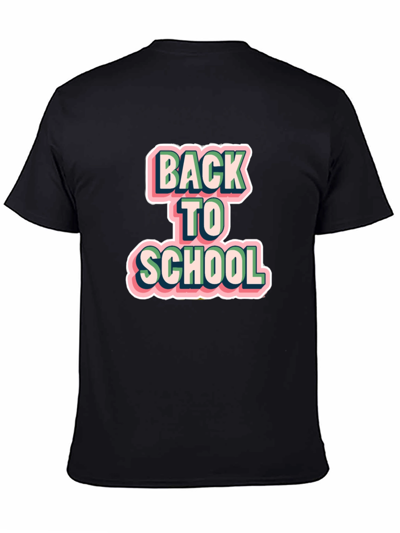 Back to School Graphic Tee - Black