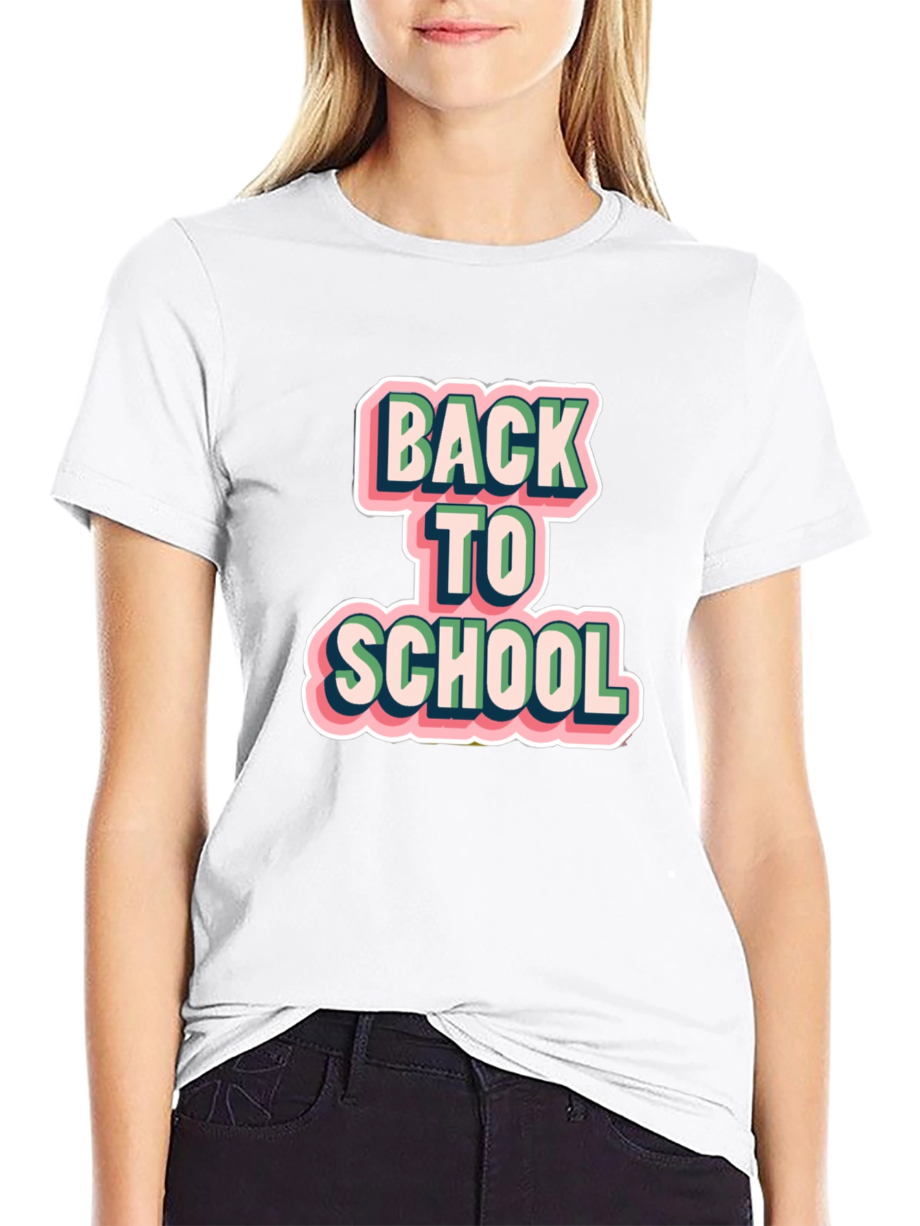 Back to School Graphic Tee - Black