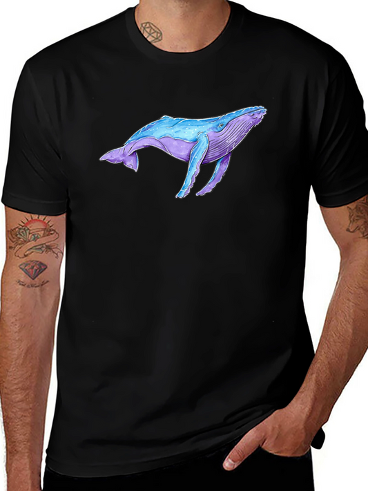 Whale Graphic Tee - Ocean Lover T-Shirt