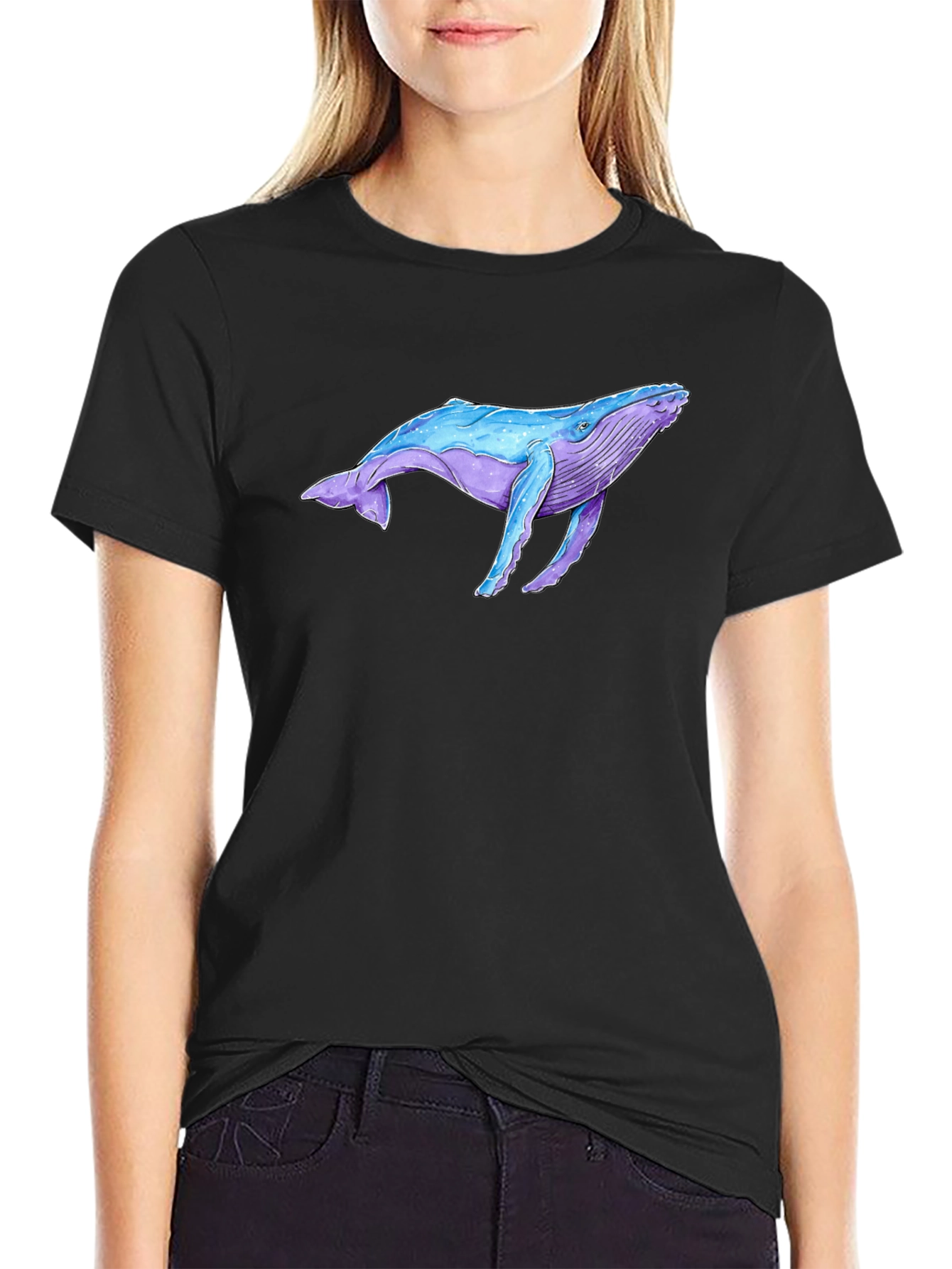 Whale Graphic Tee - Ocean Lover T-Shirt