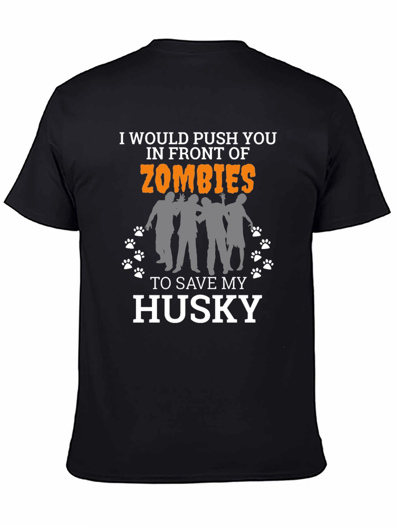 Zombie Husky Lover T-Shirt