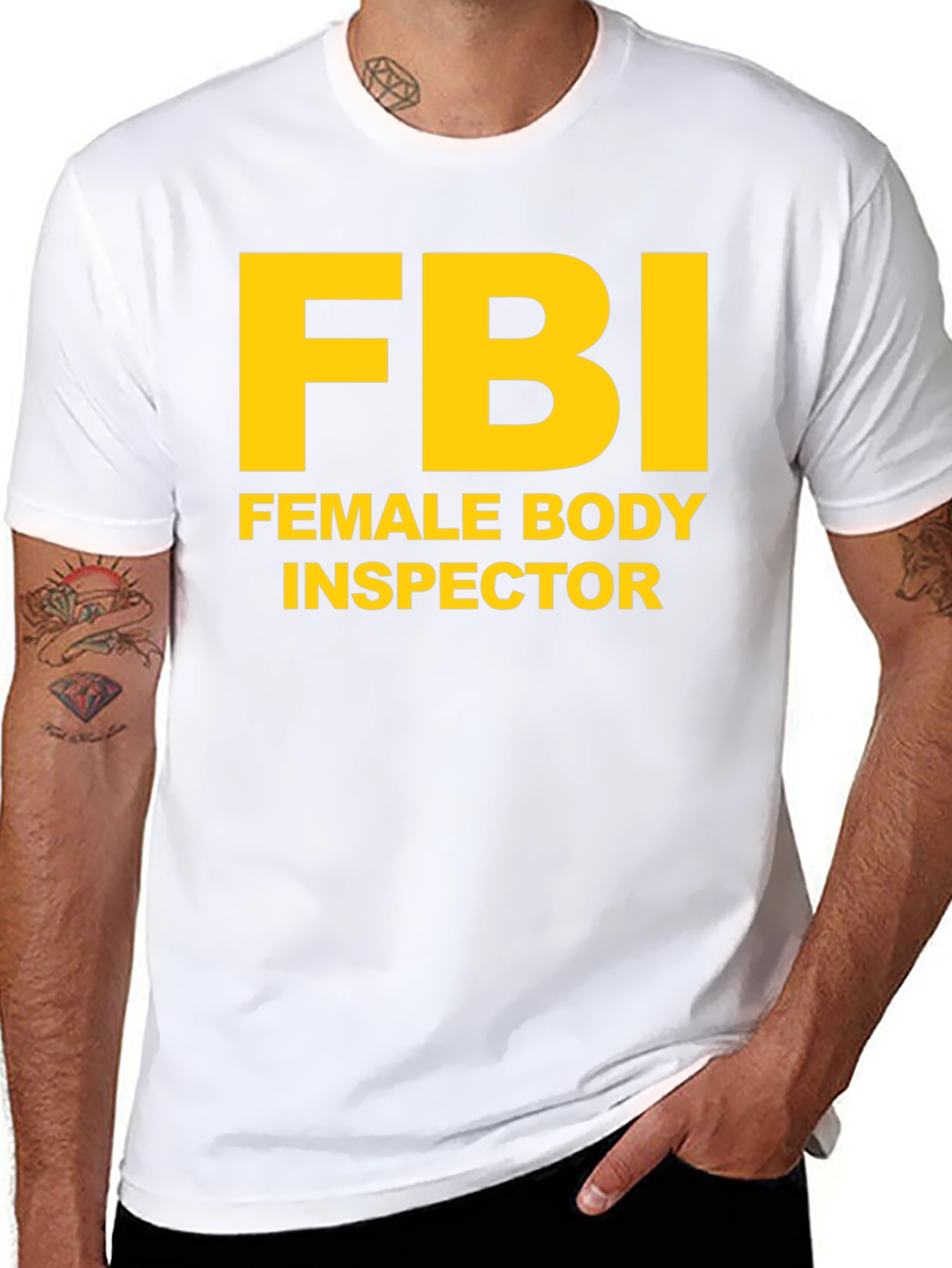 FBI Female Body Inspector Novelty T-Shirt