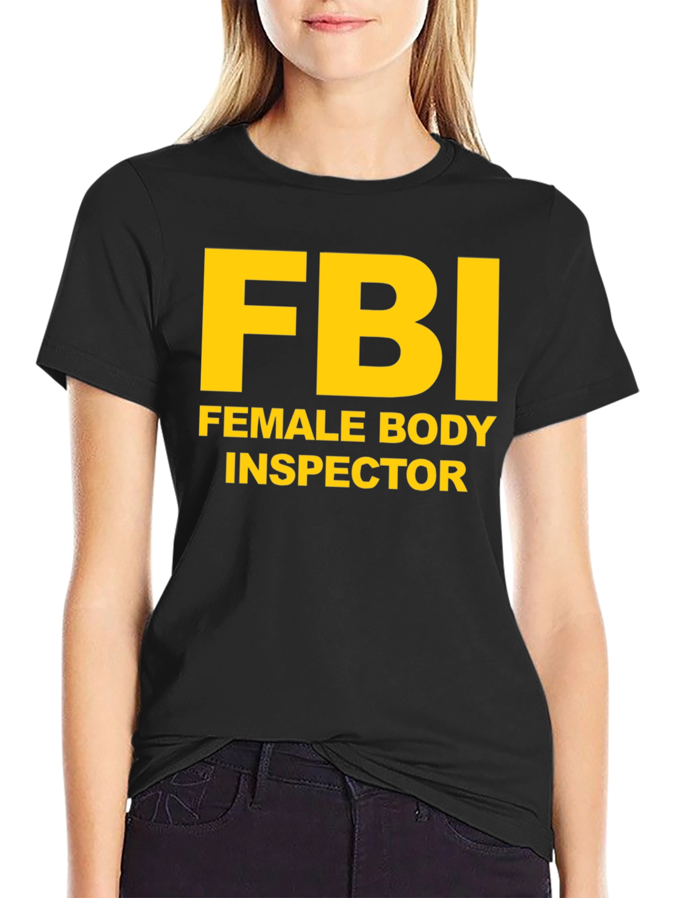 FBI Female Body Inspector Novelty T-Shirt