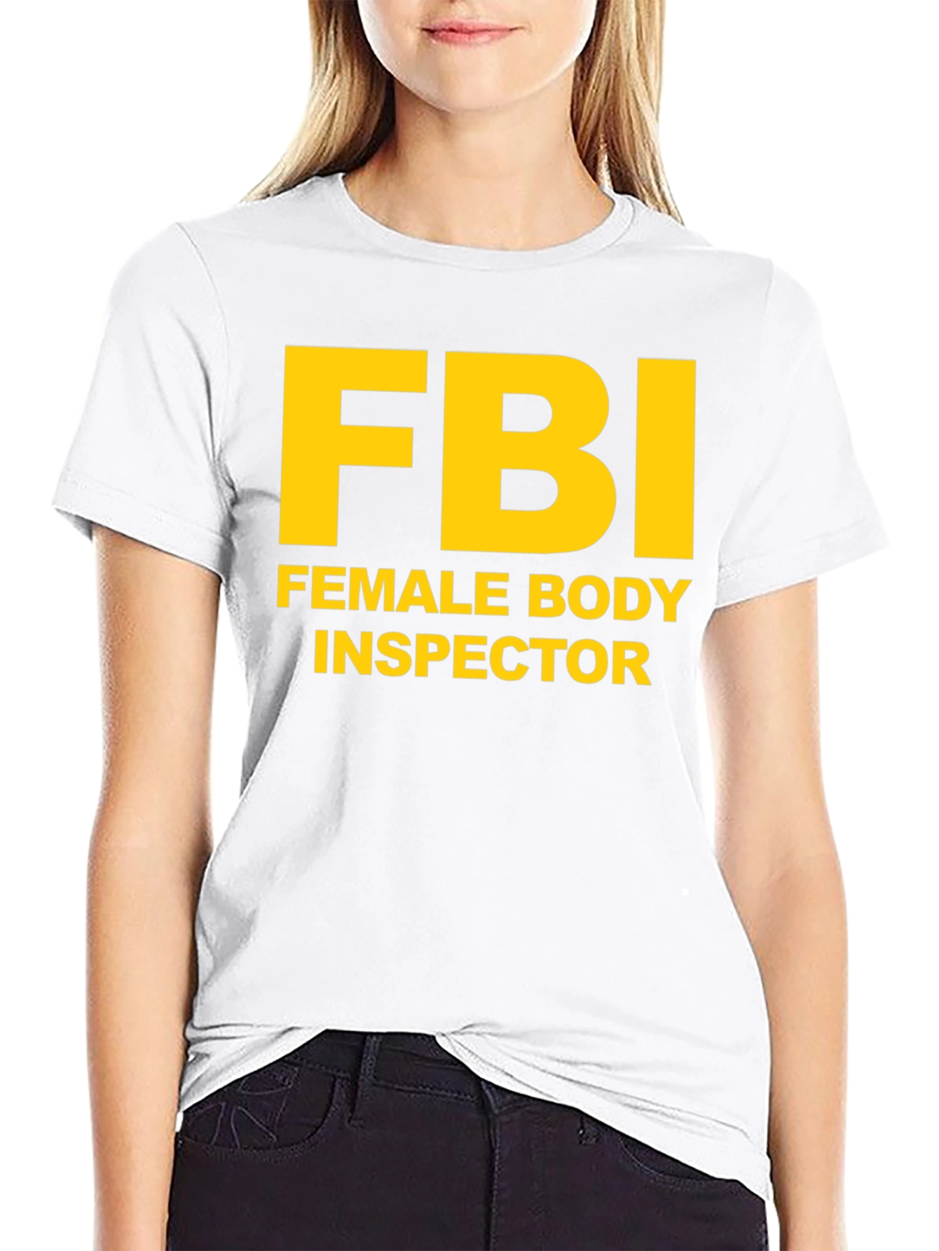 FBI Female Body Inspector Novelty T-Shirt