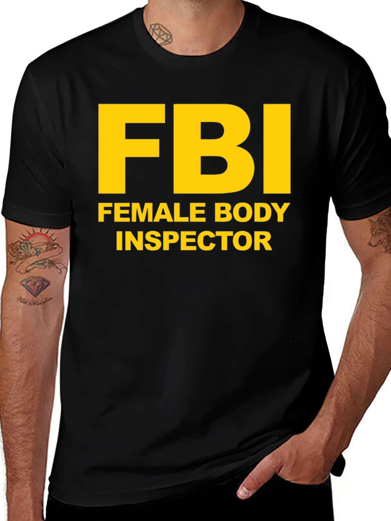 FBI Female Body Inspector Novelty T-Shirt