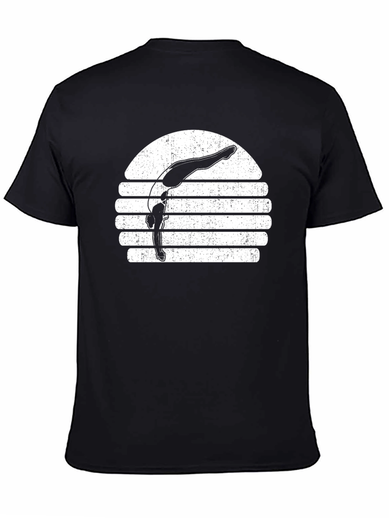Retro Gymnast Sunset Graphic Tee
