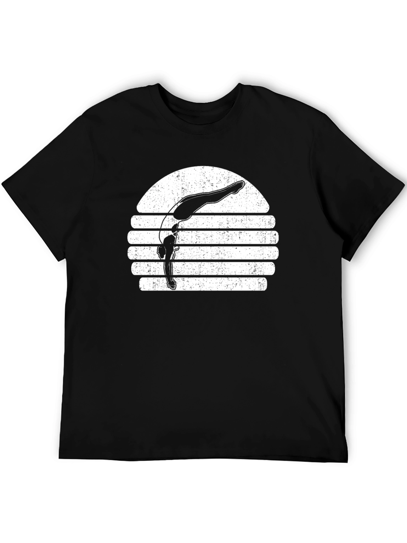 Retro Gymnast Sunset Graphic Tee