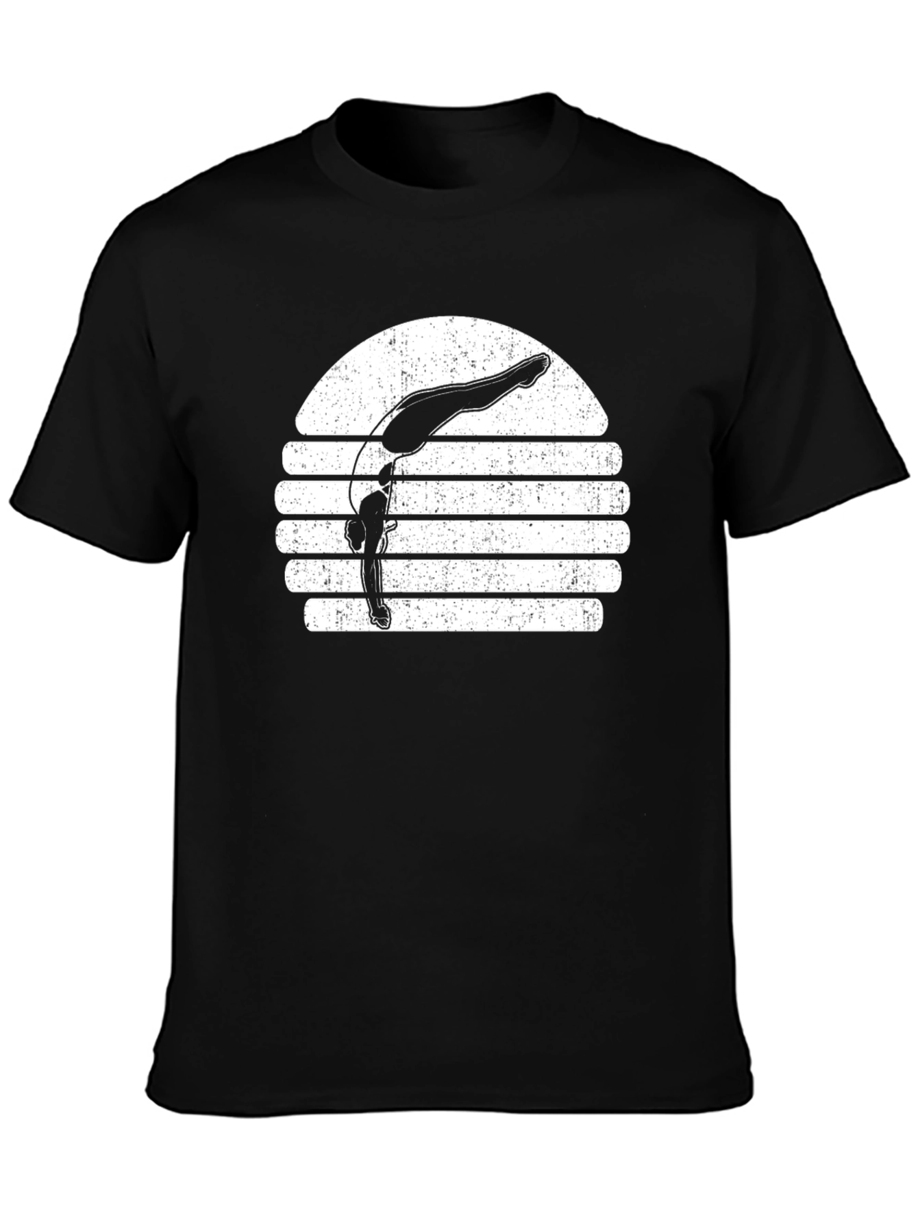 Retro Gymnast Sunset Graphic Tee