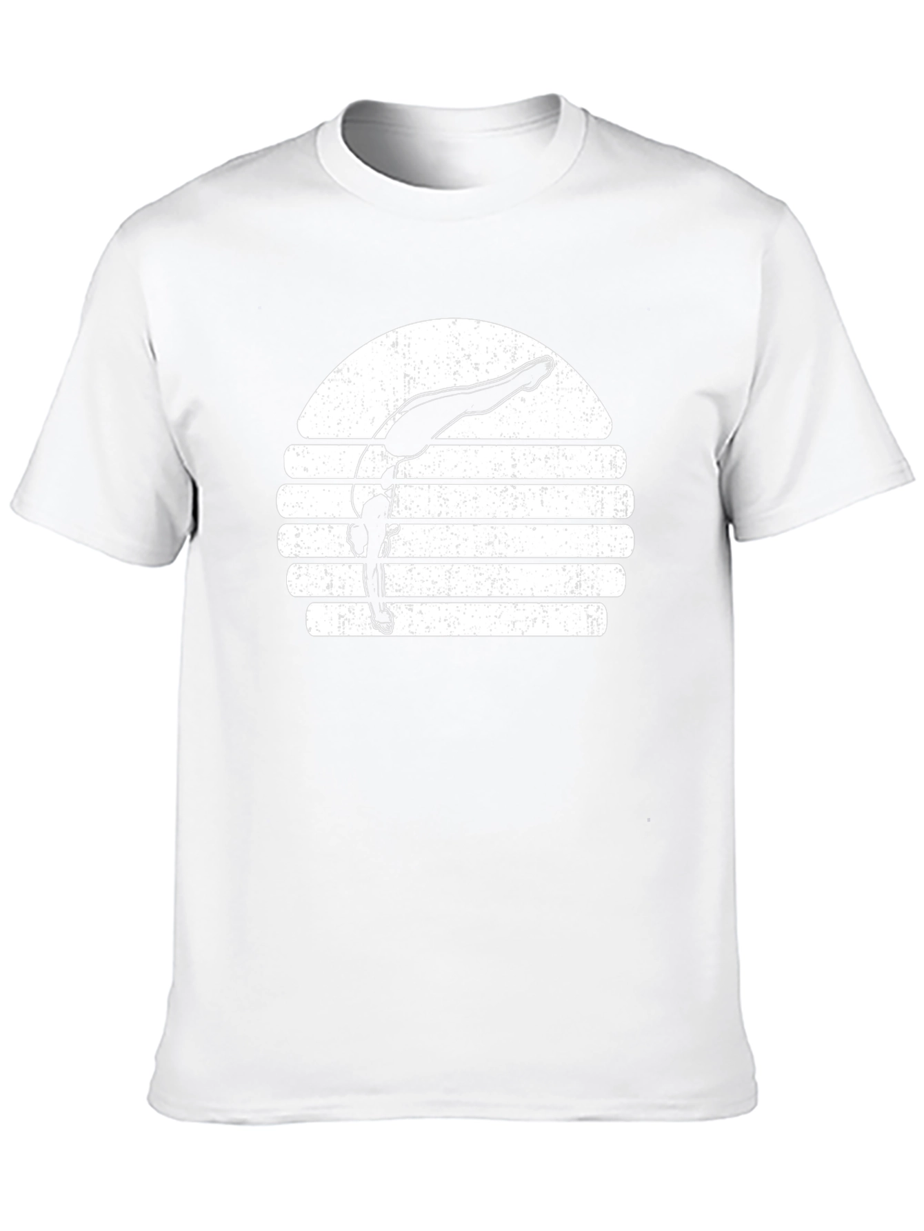 Retro Gymnast Sunset Graphic Tee