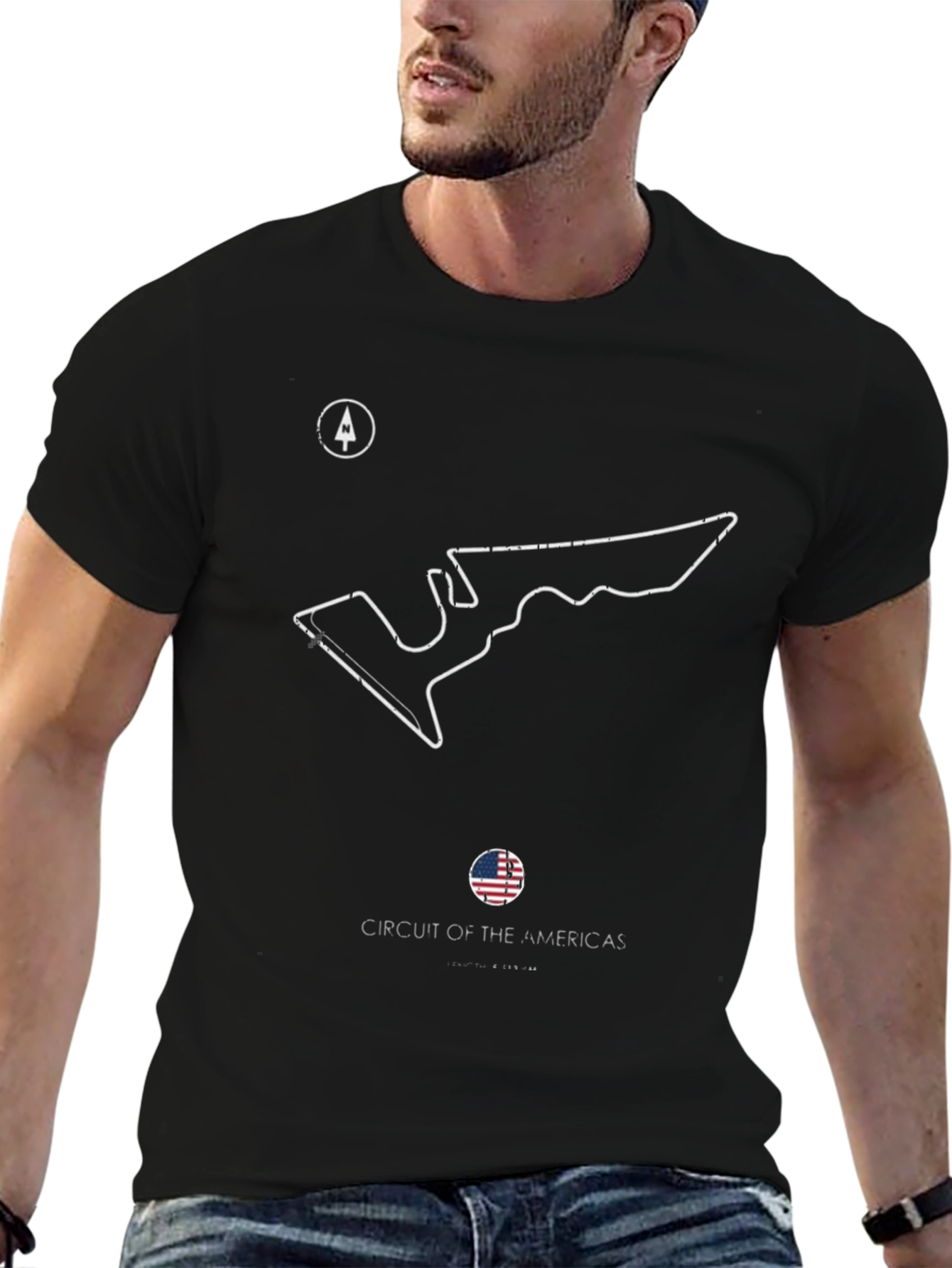 Circuit of the Americas Black T-Shirt