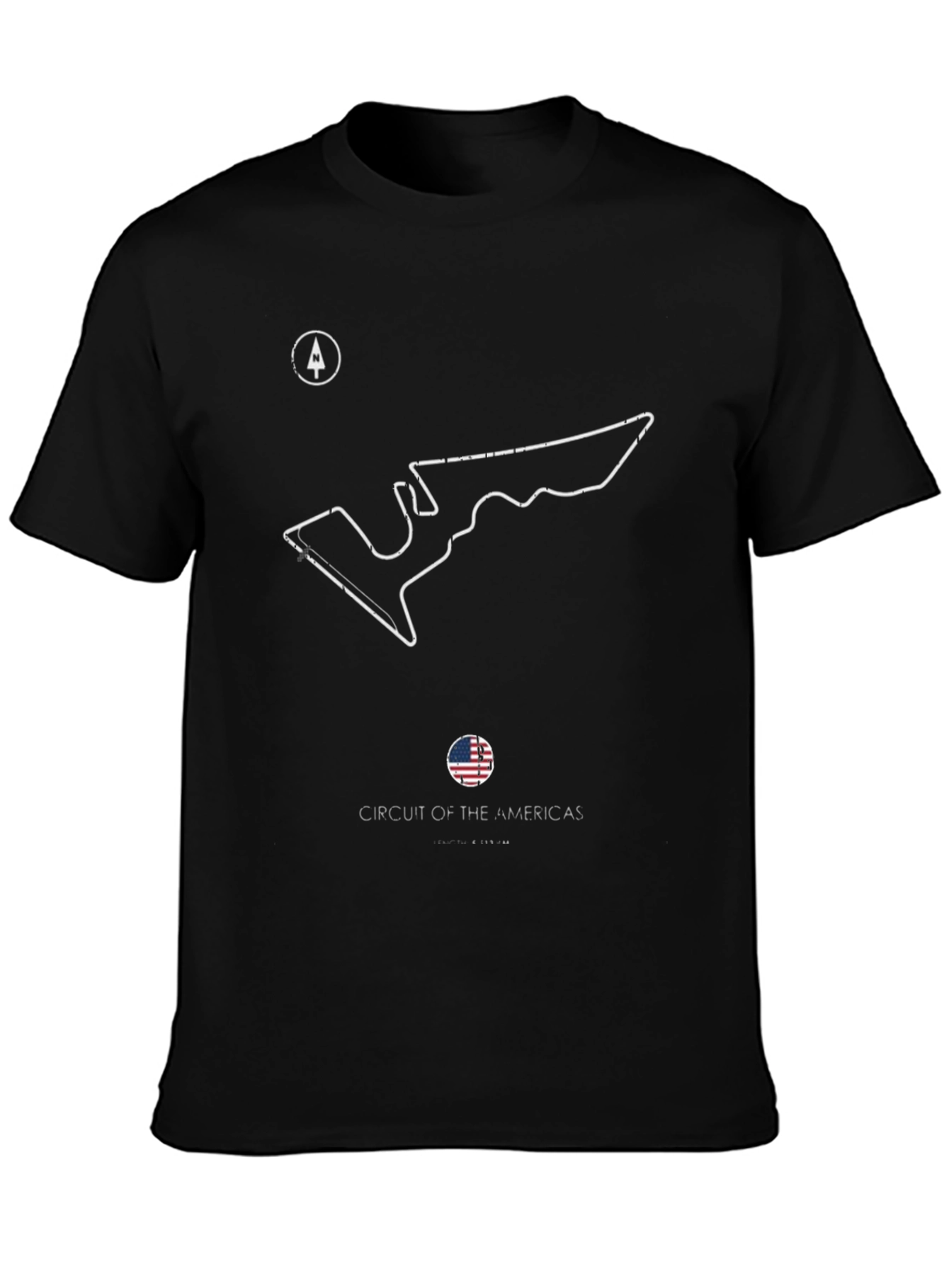 Circuit of the Americas Black T-Shirt