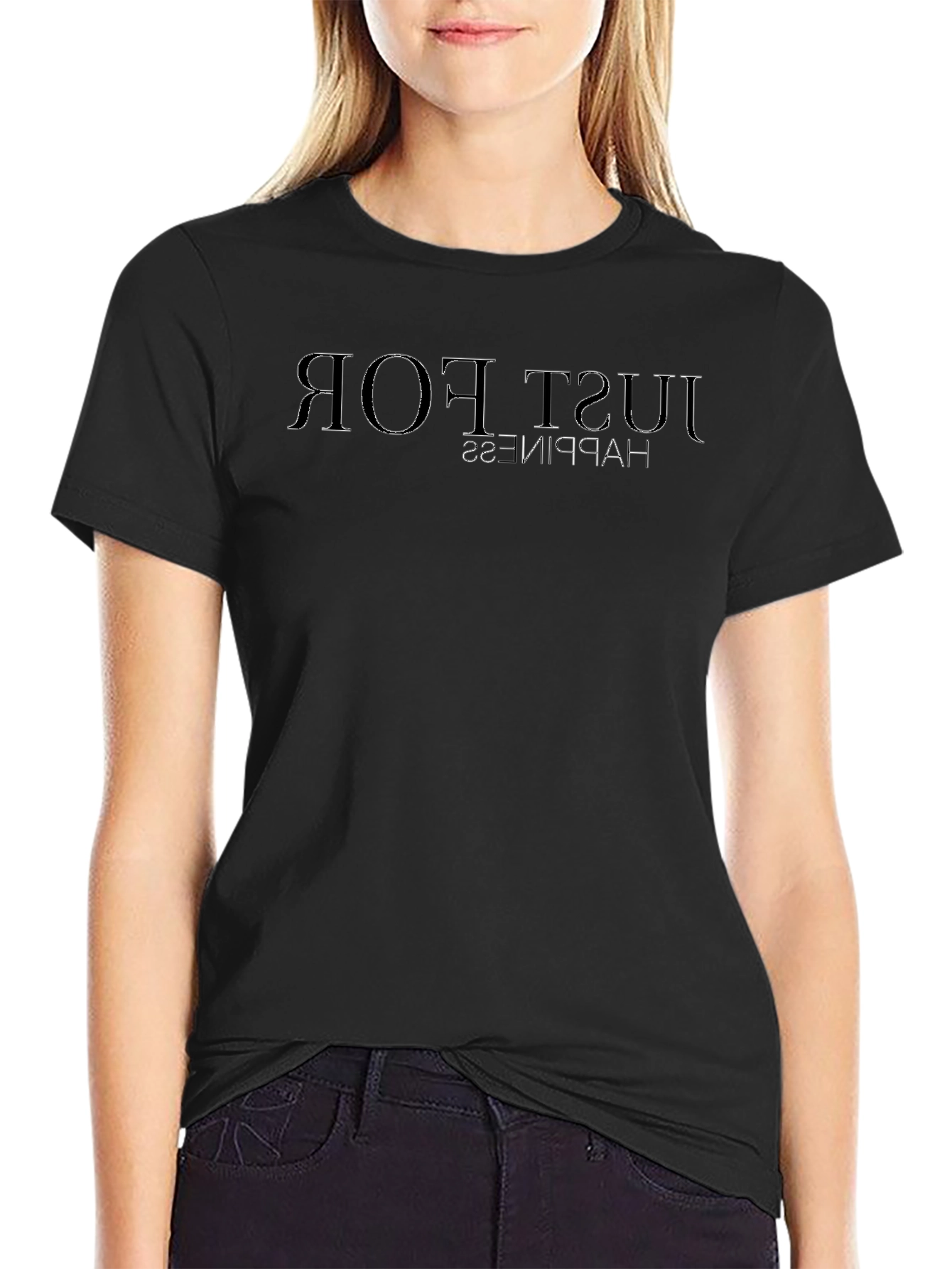 Upside Down Just For Happiness Graphic Tee