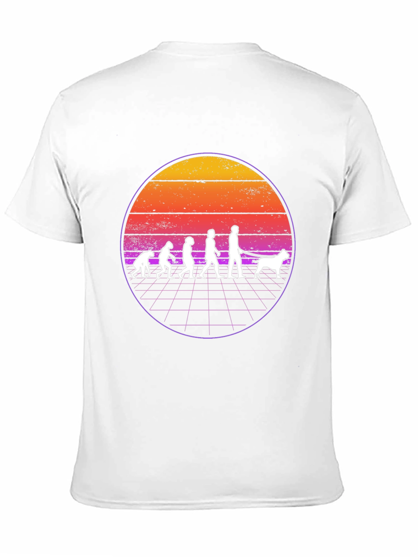 Evolution Dog T-Shirt Retro Style