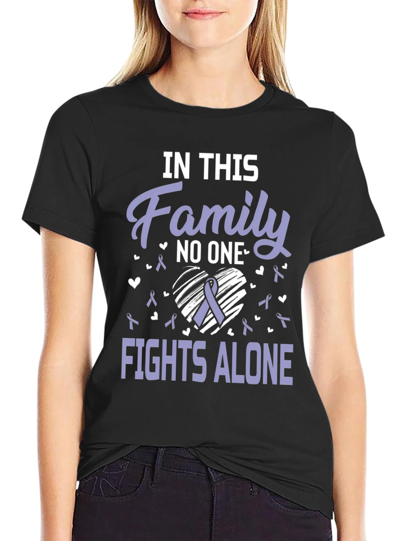 Family Fights Alone Awareness T-Shirt