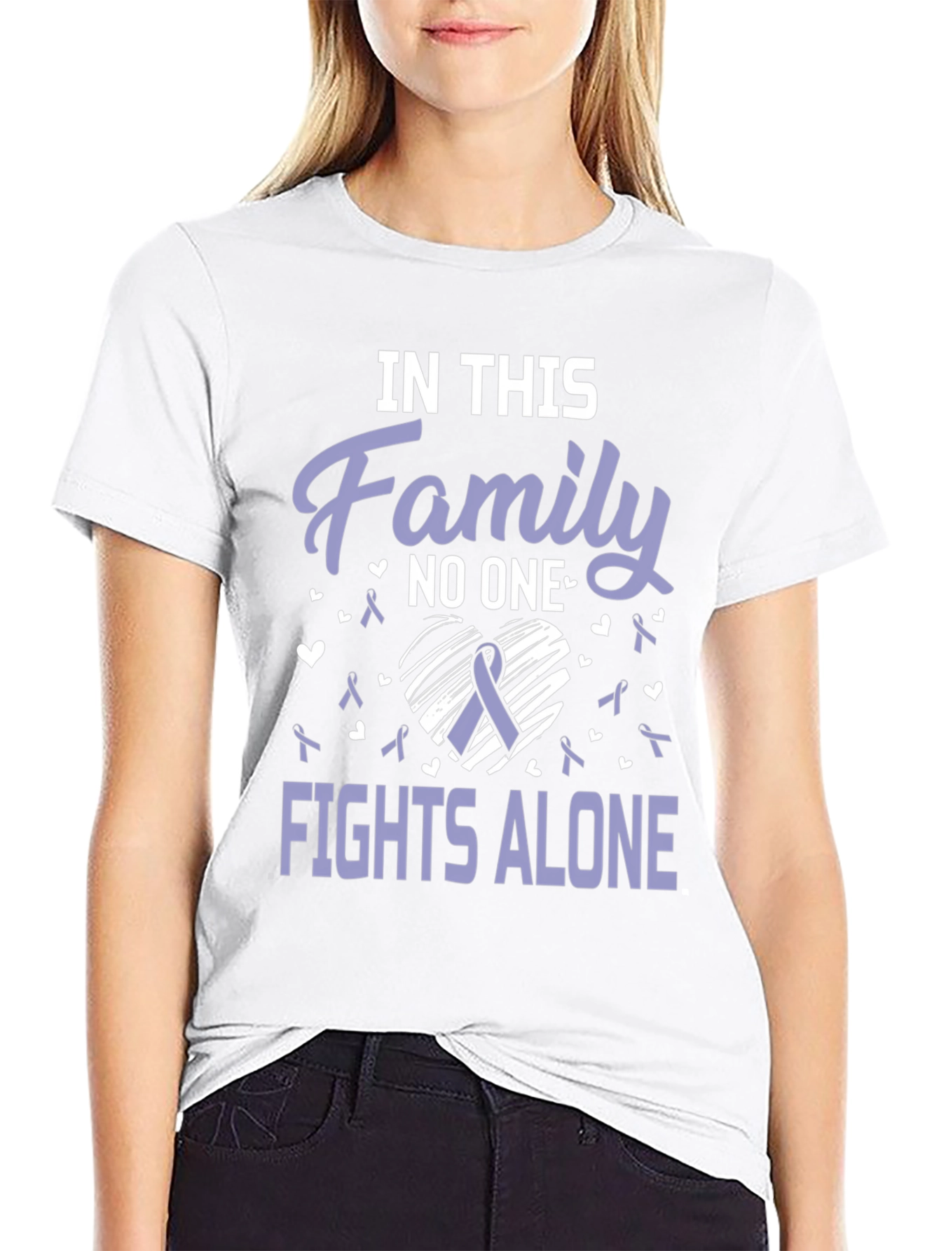 Family Fights Alone Awareness T-Shirt
