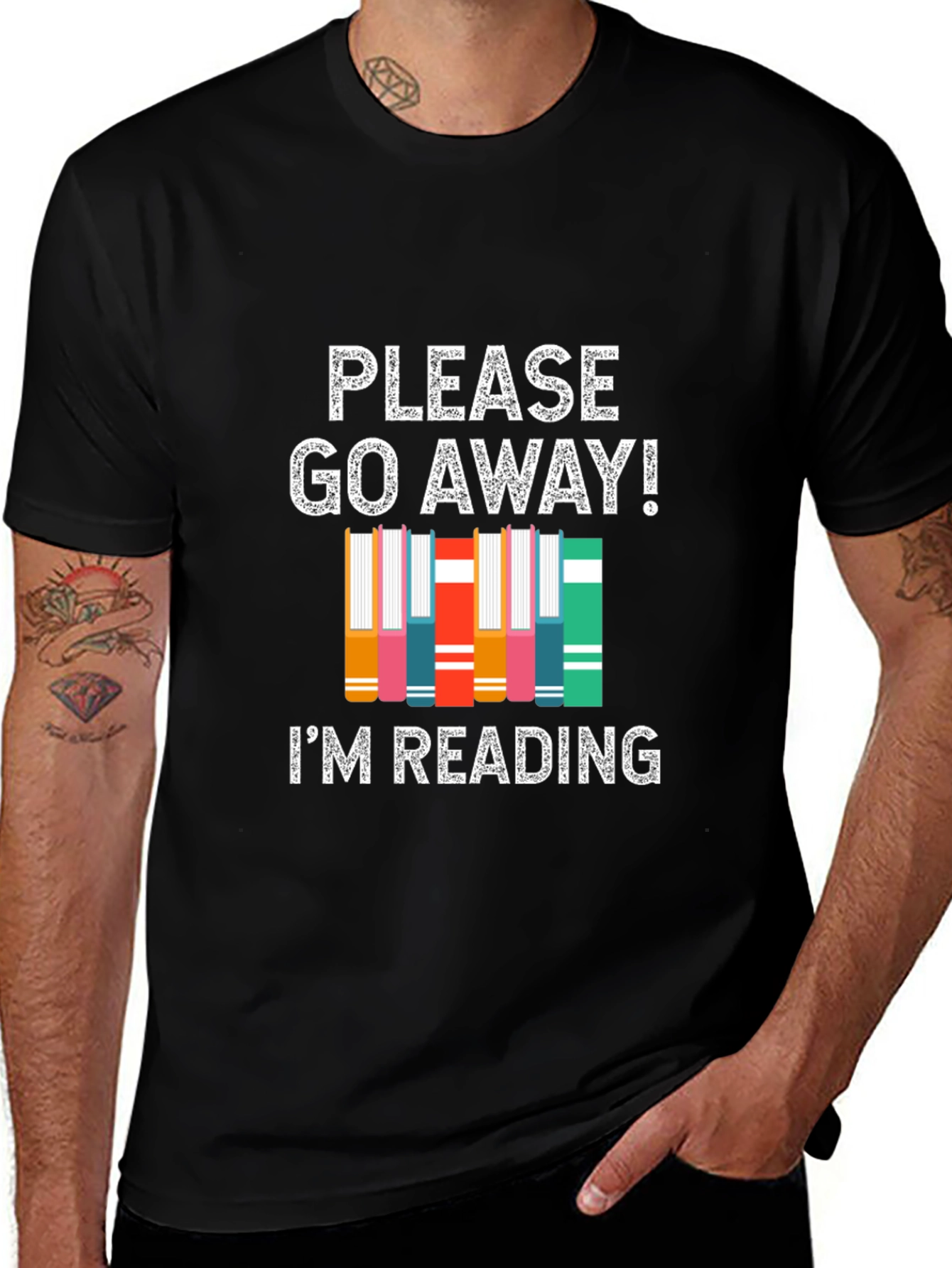 Please Go Away Im Reading T-Shirt