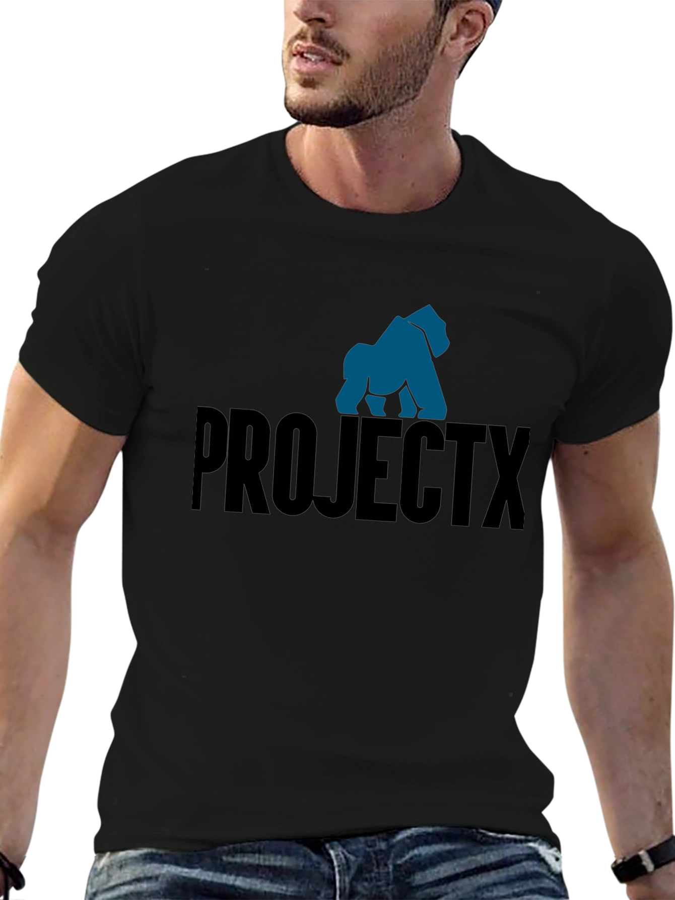 ProjectX Gorilla Graphic Tee - Black