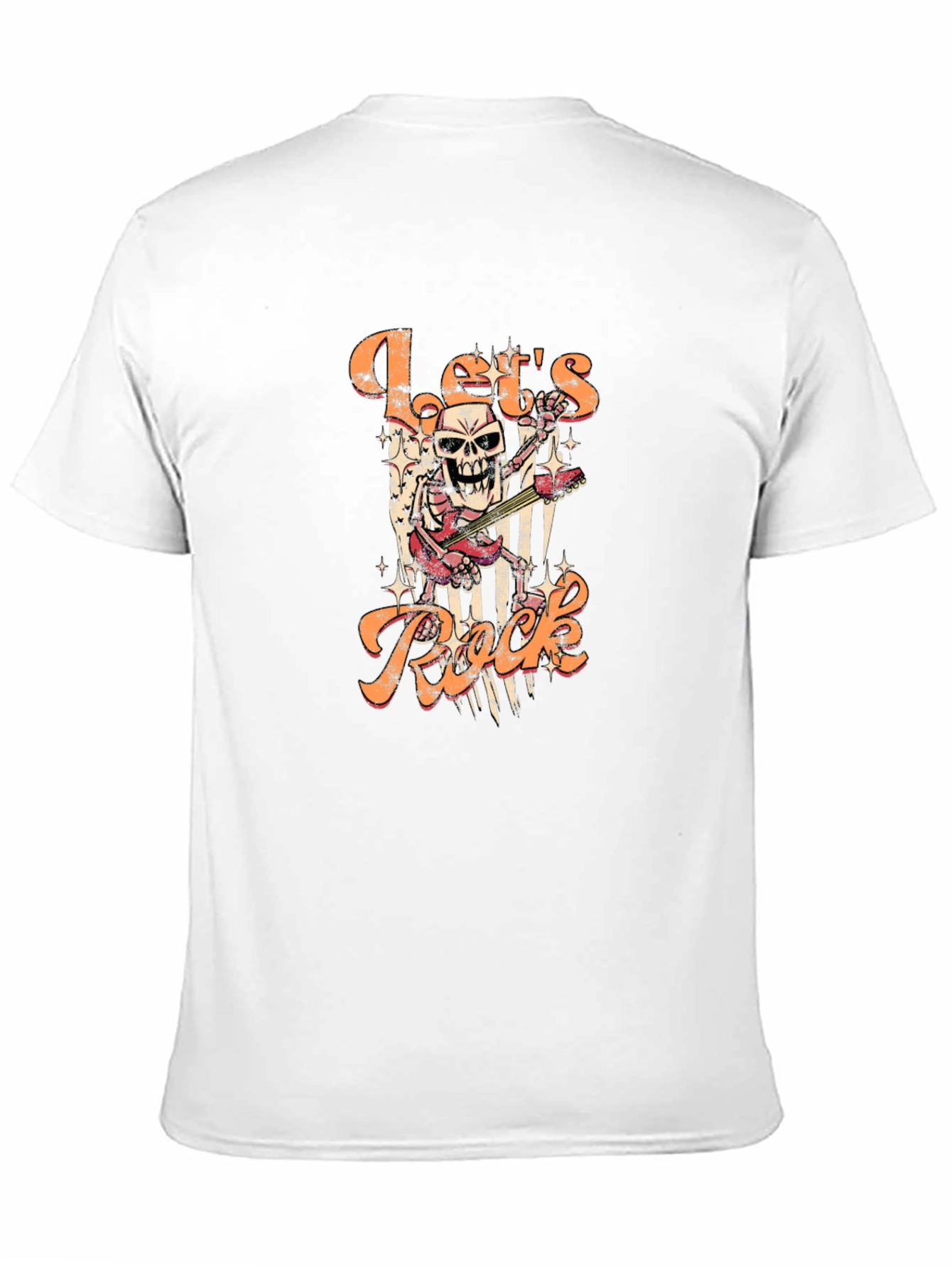 Lets Rock Skeleton Graphic T-Shirt
